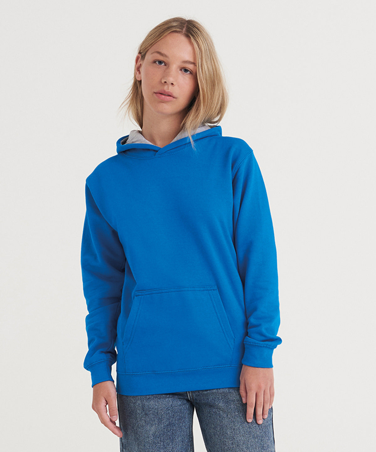 Just Hoods Kids Varsity Hoodie - JH03J