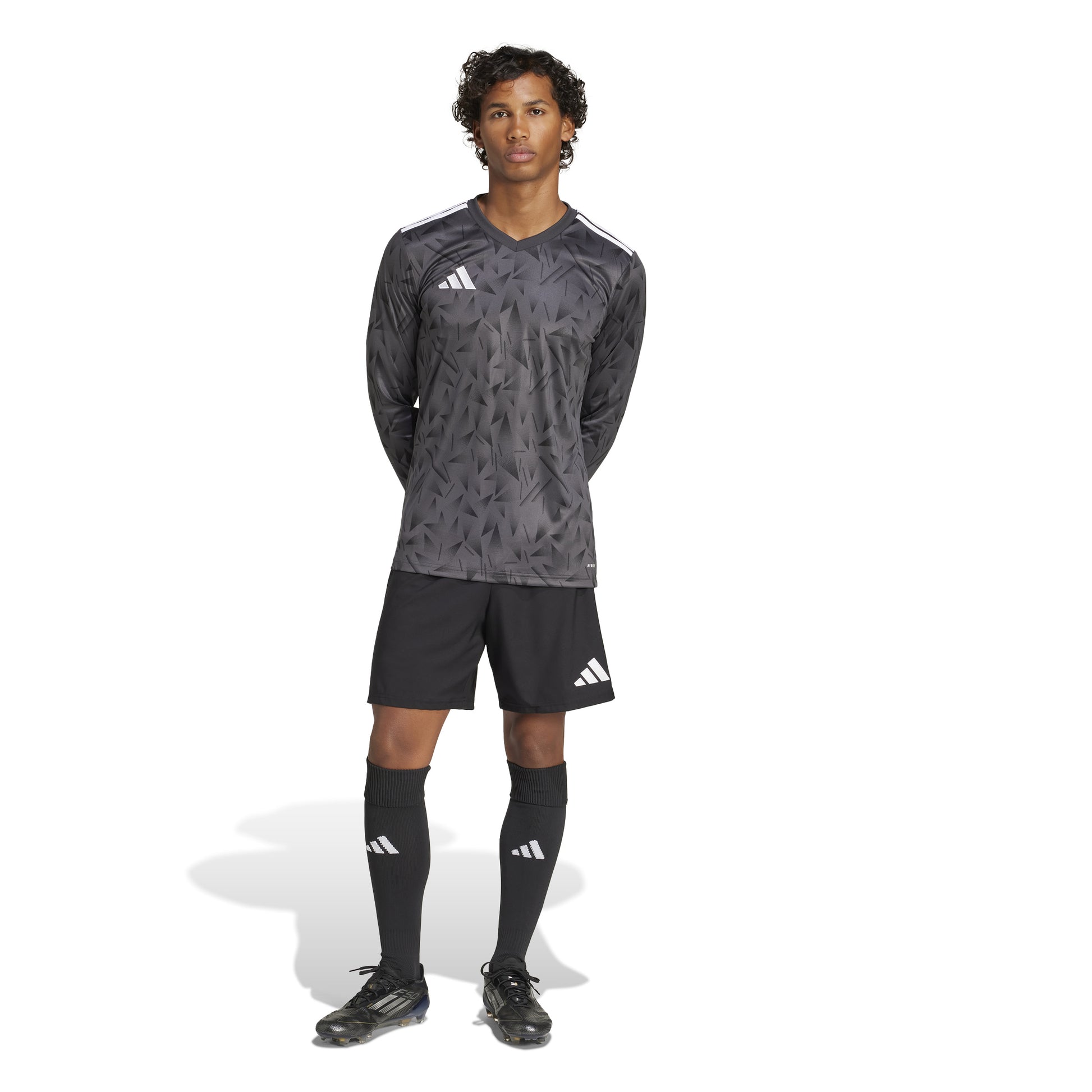 Adidas Team Icon 25 Slim LS Shirt Utility Black/Black