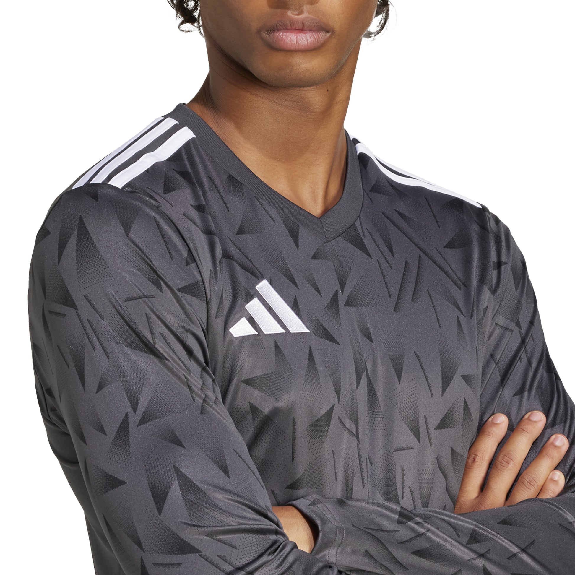 Adidas Team Icon 25 Slim LS Shirt Utility Black/Black