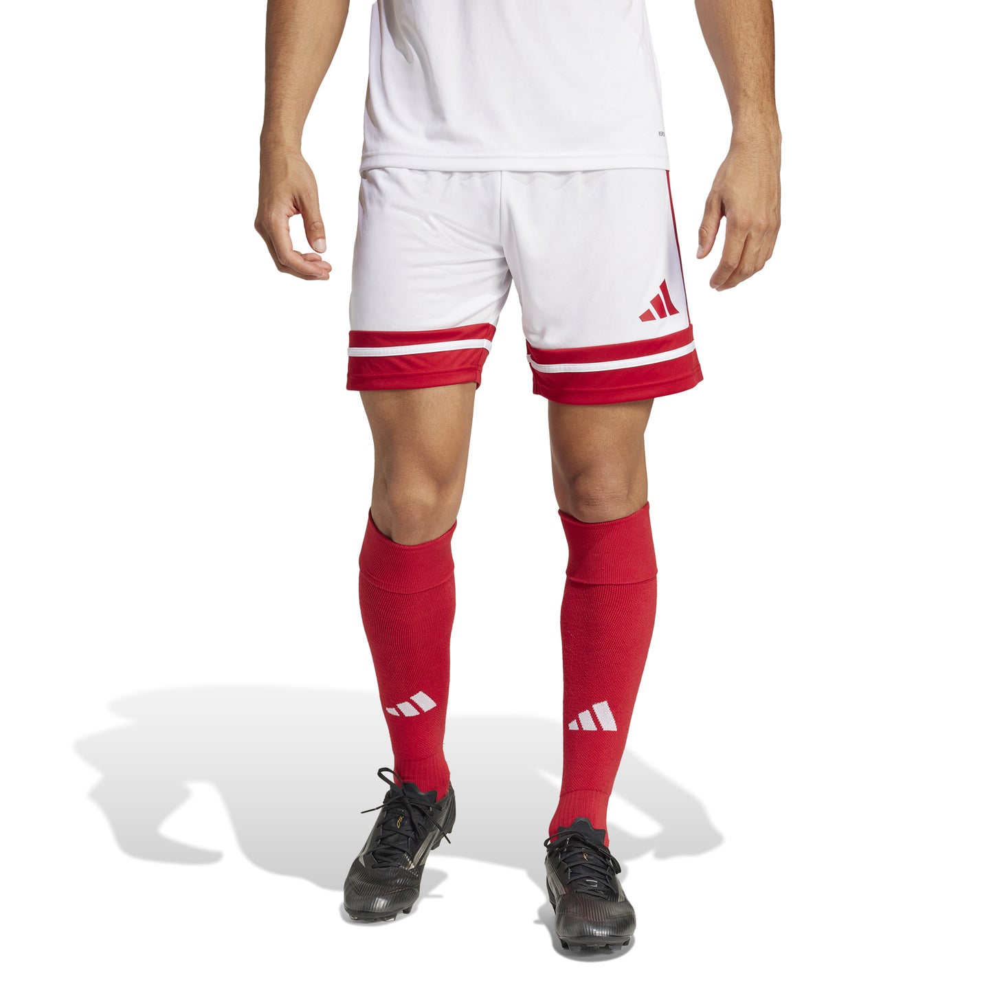 Adidas Squadra 25 Shorts - White/Team Power Red 2