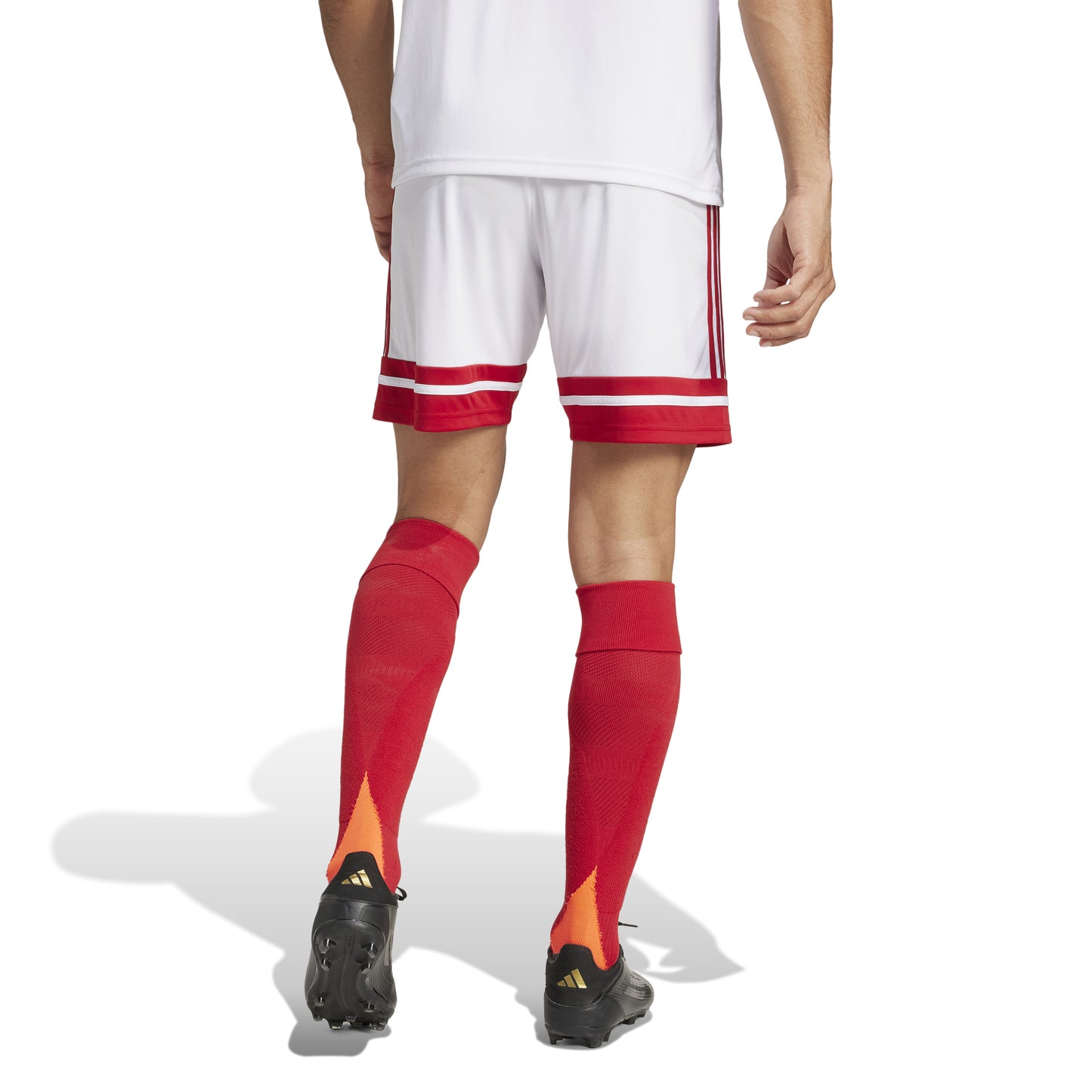 Adidas Squadra 25 Shorts - White/Team Power Red 2