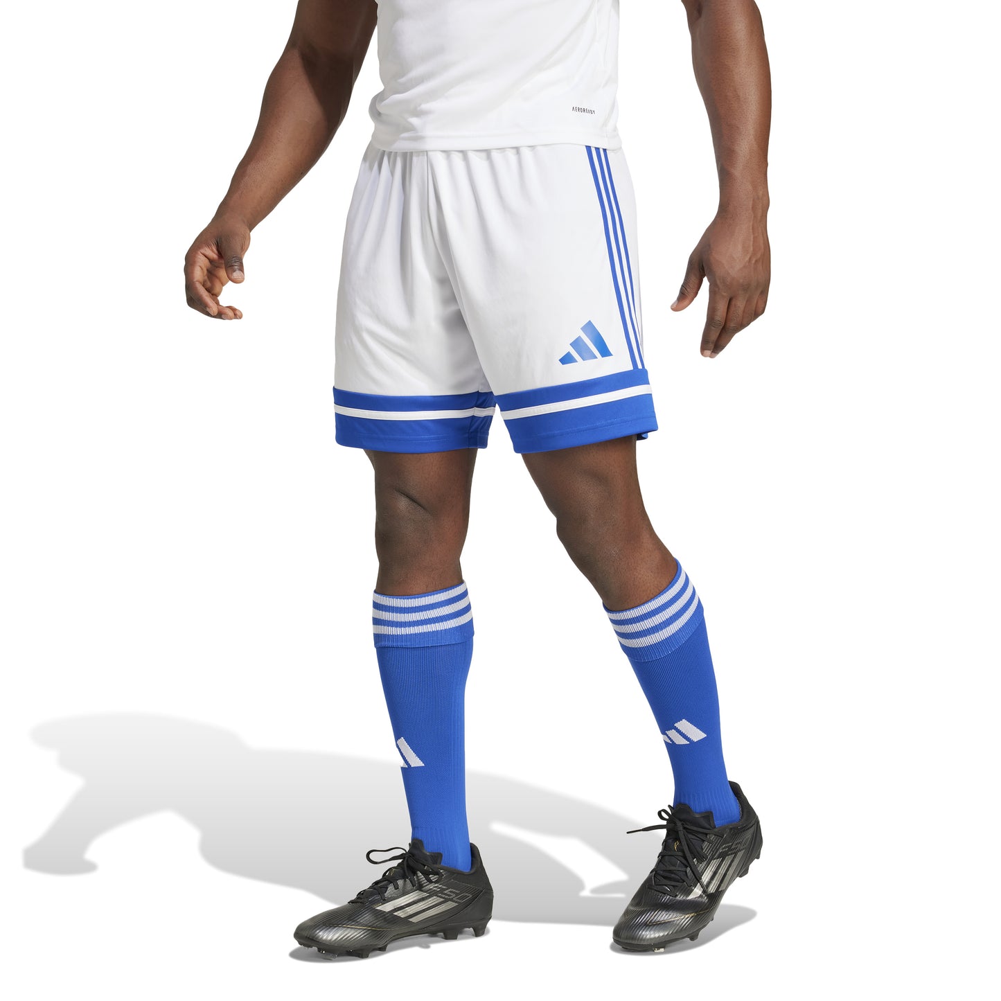 Adidas Squadra 25 Shorts - White/Team Royal Blue