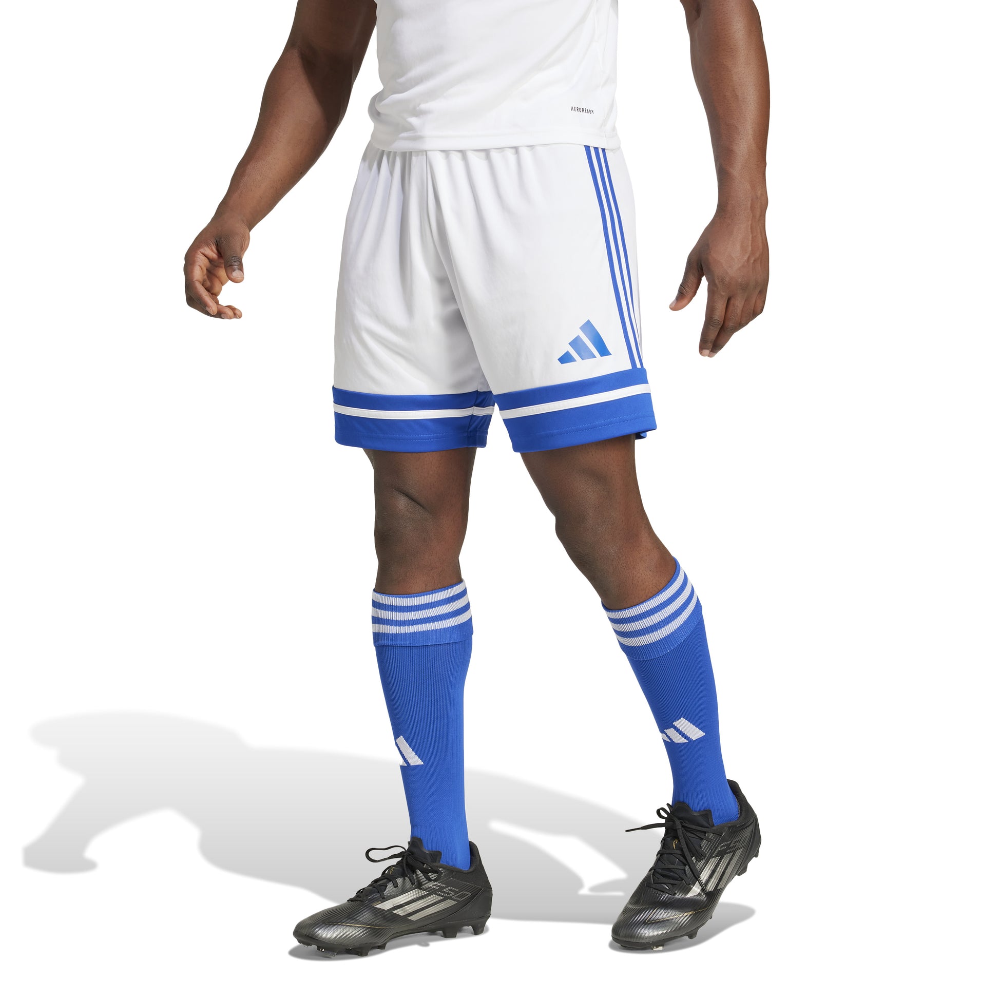 Adidas Squadra 25 Shorts - White/Team Royal Blue