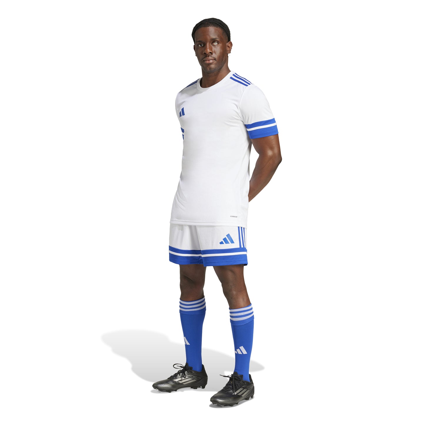 Adidas Squadra 25 Shorts - White/Team Royal Blue