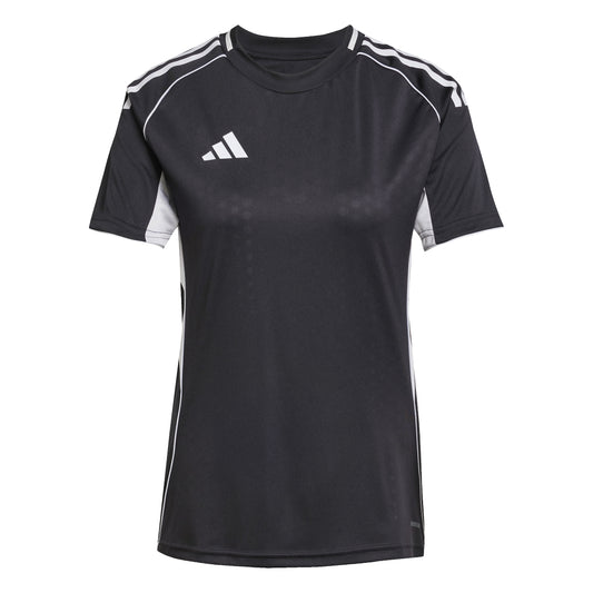 Adidas Womens Tiro 25 Competition Match SS Shirt Black/Team Light Grey