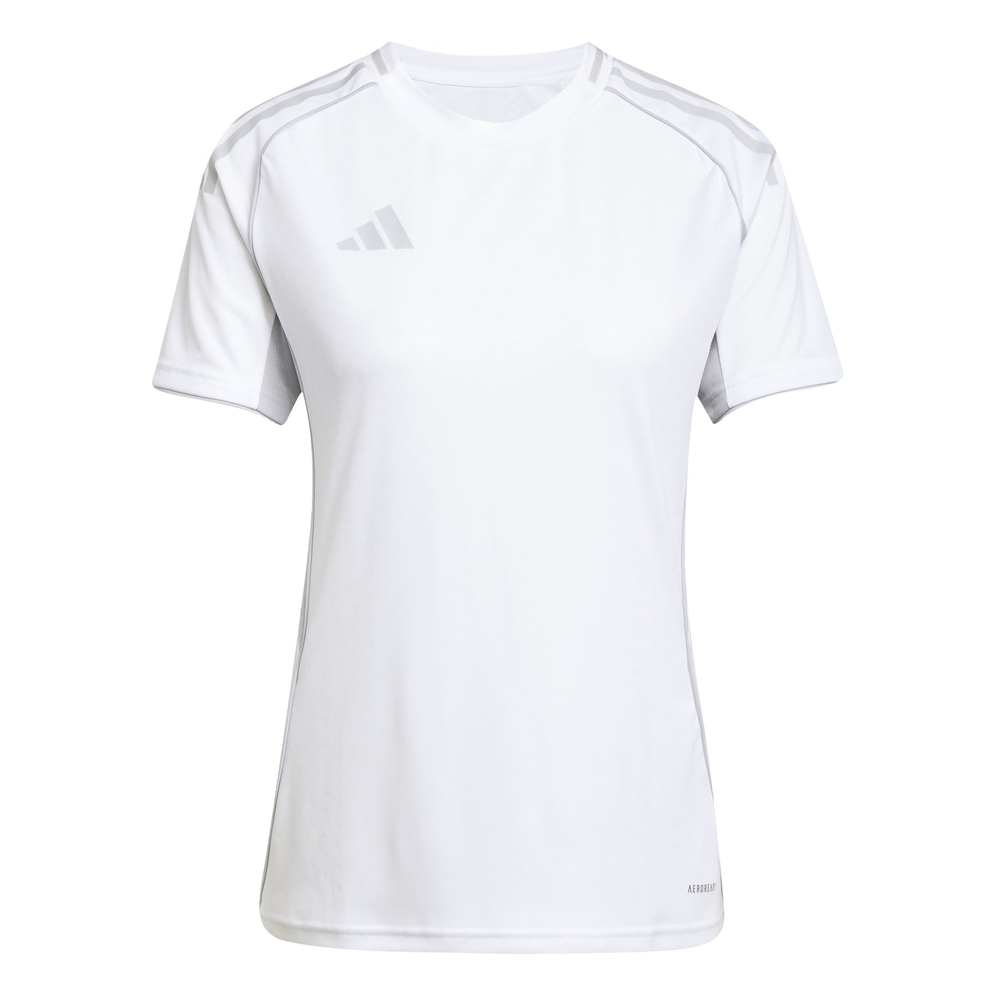 Adidas Womens Tiro 25 Competition Match SS Shirt White/Team Light Grey