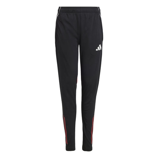 Adidas Junior Tiro 25 Competition Slim Training Pants Black/Team Power Red 2