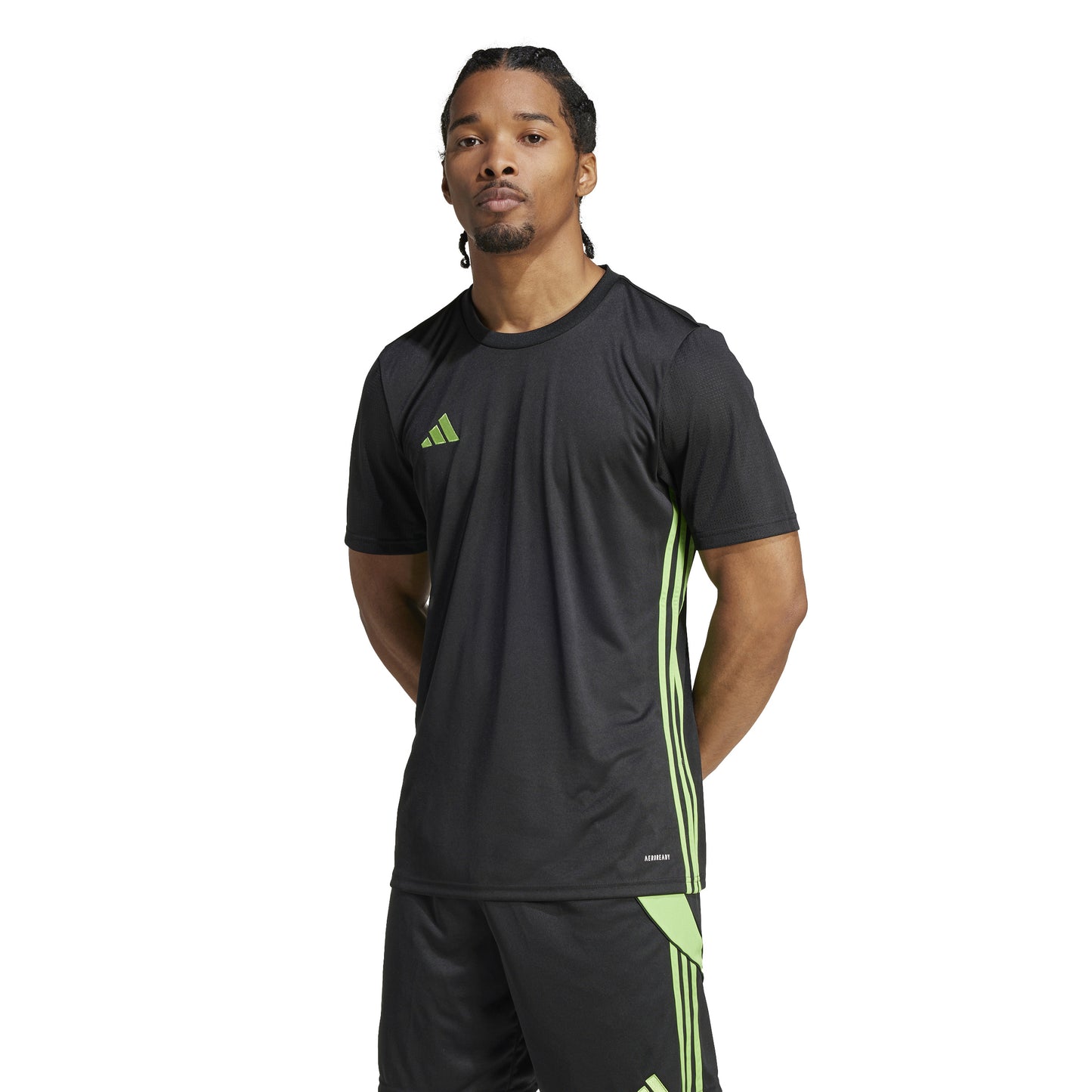 Adidas Tabela 23 SS Shirt Black/Semi Lucid Lime