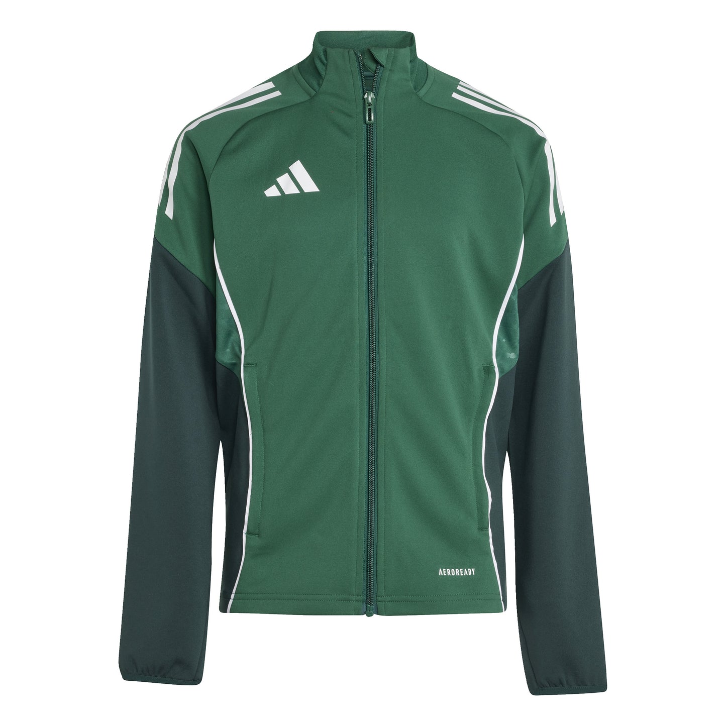 Adidas Junior Tiro 25 Competition Training Jacket Team Dark Green/Shadow Green