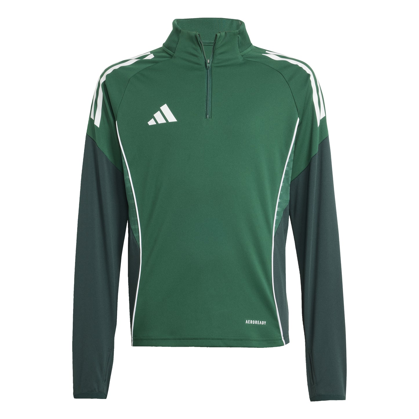 Adidas Junior Tiro 25 Competition Training Top Team Dark Green/Shadow Green