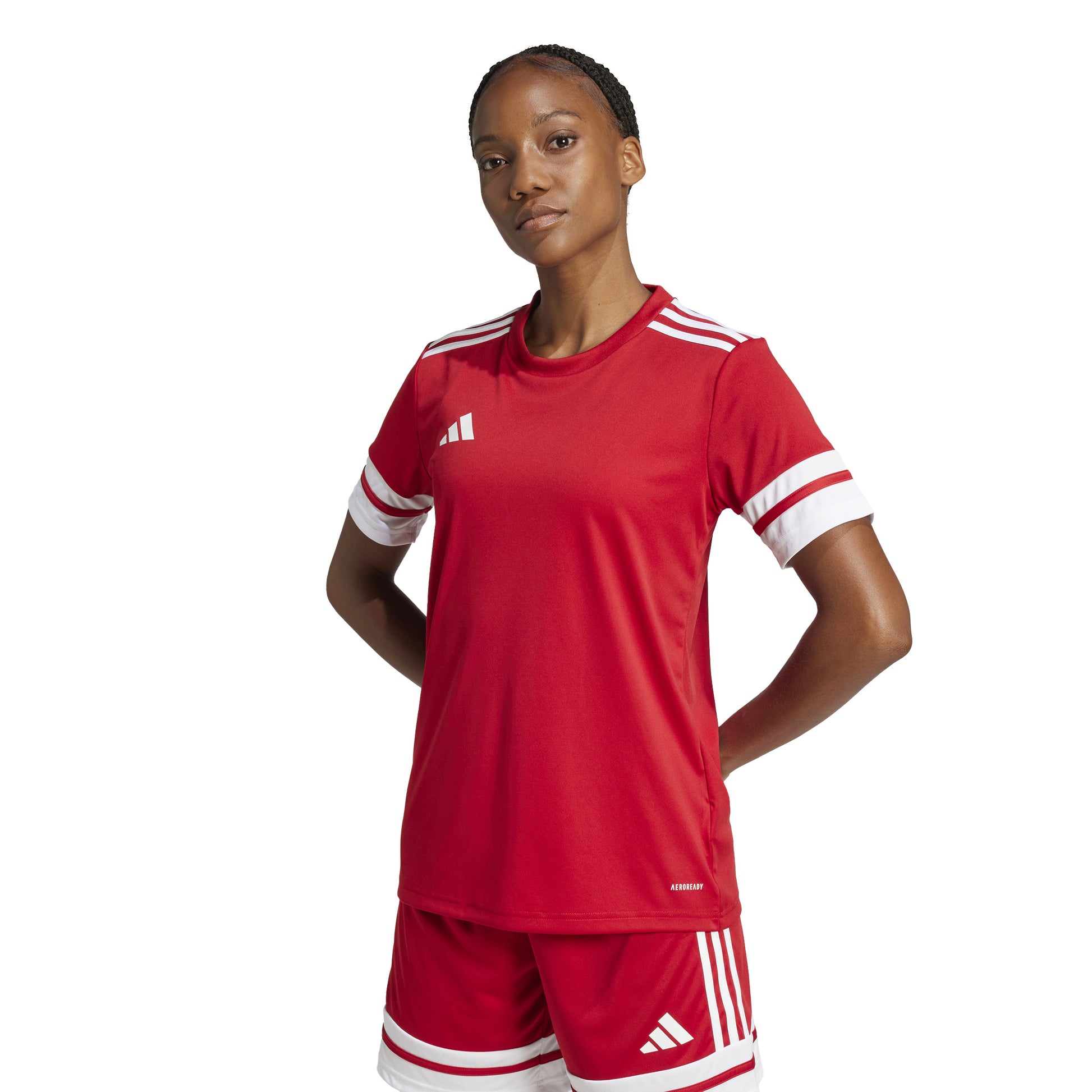 Adidas Squadra 25 SS Shirt - Team Power Red 2/White