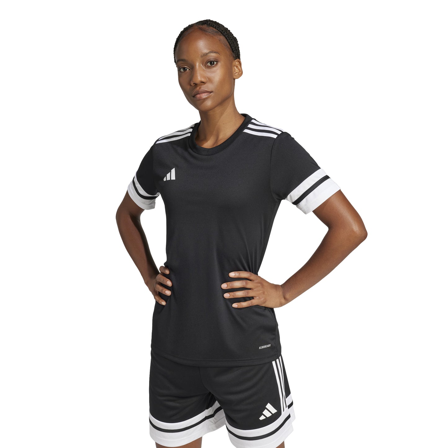 Adidas Squadra 25 SS Shirt - Black/White