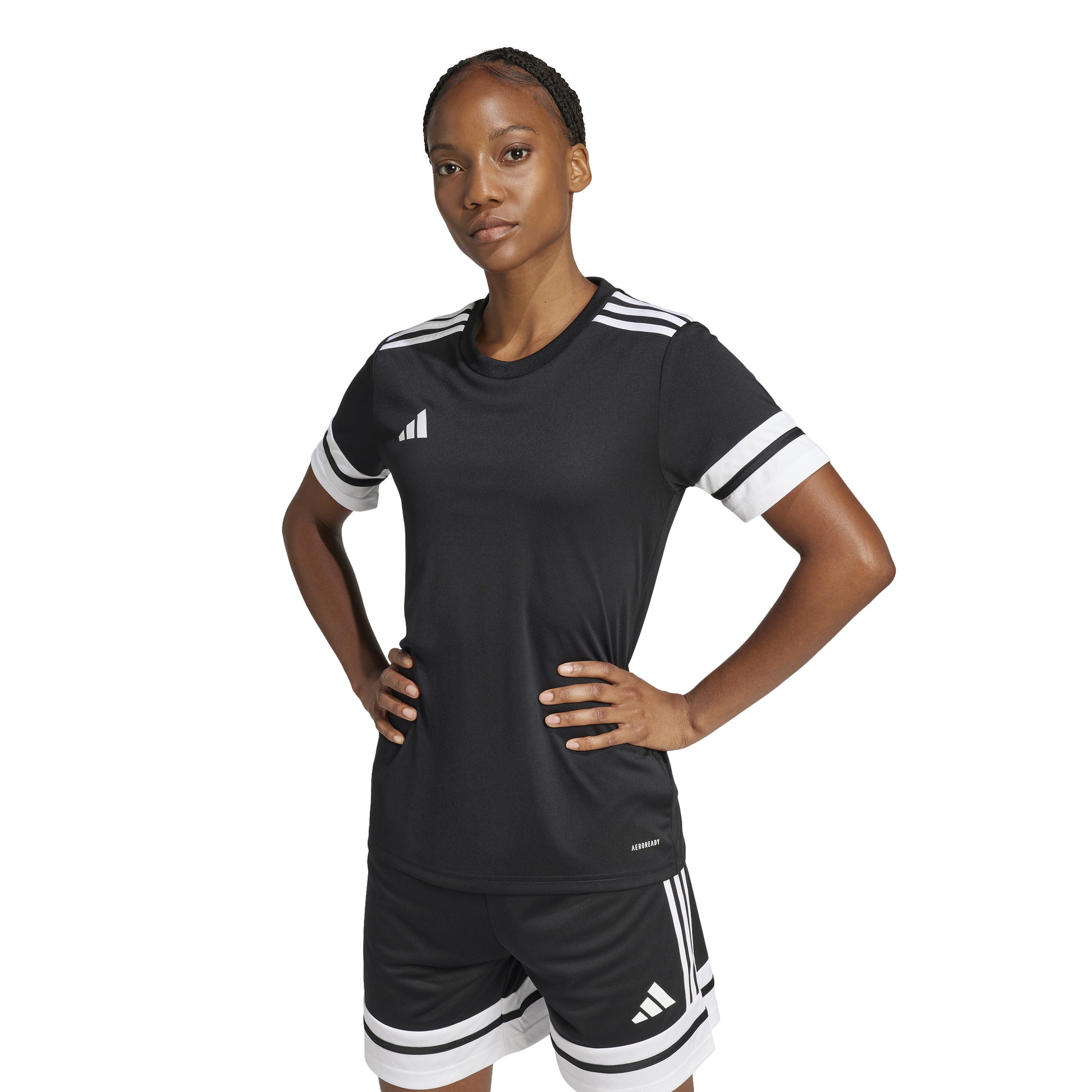 Adidas Squadra 25 SS Shirt - Black/White