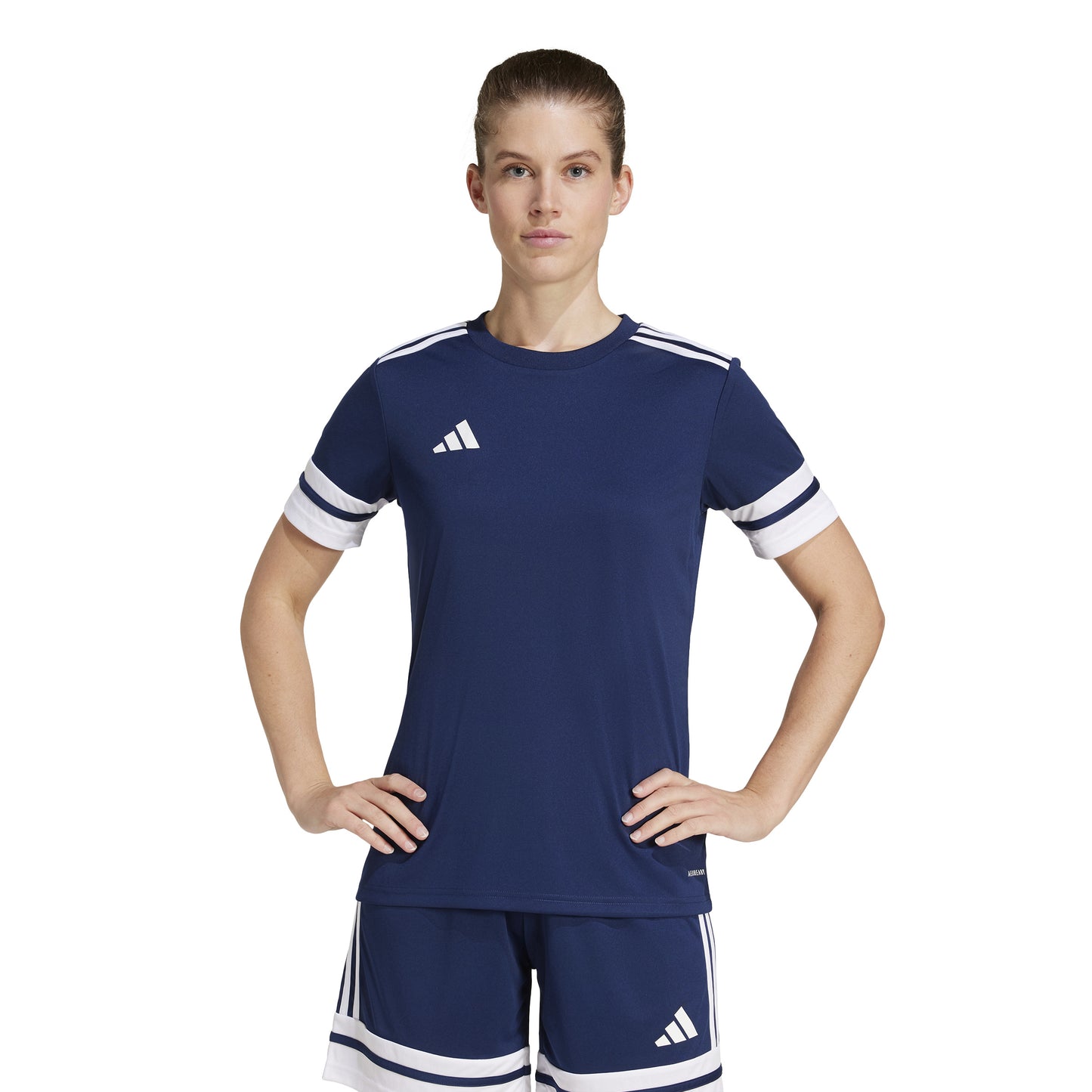 Adidas Squadra 25 SS Shirt - Team Navy Blue 2/White