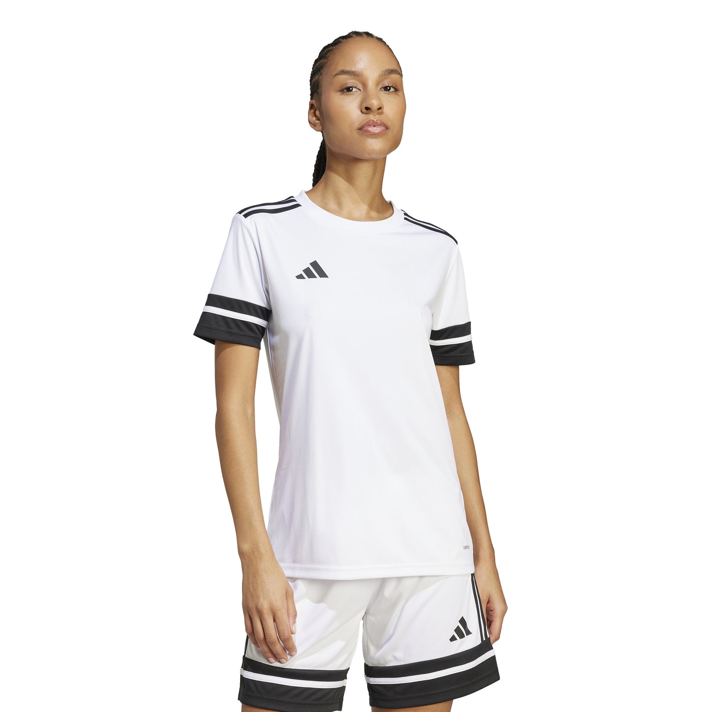 Adidas Squadra 25 SS Shirt - White/Black