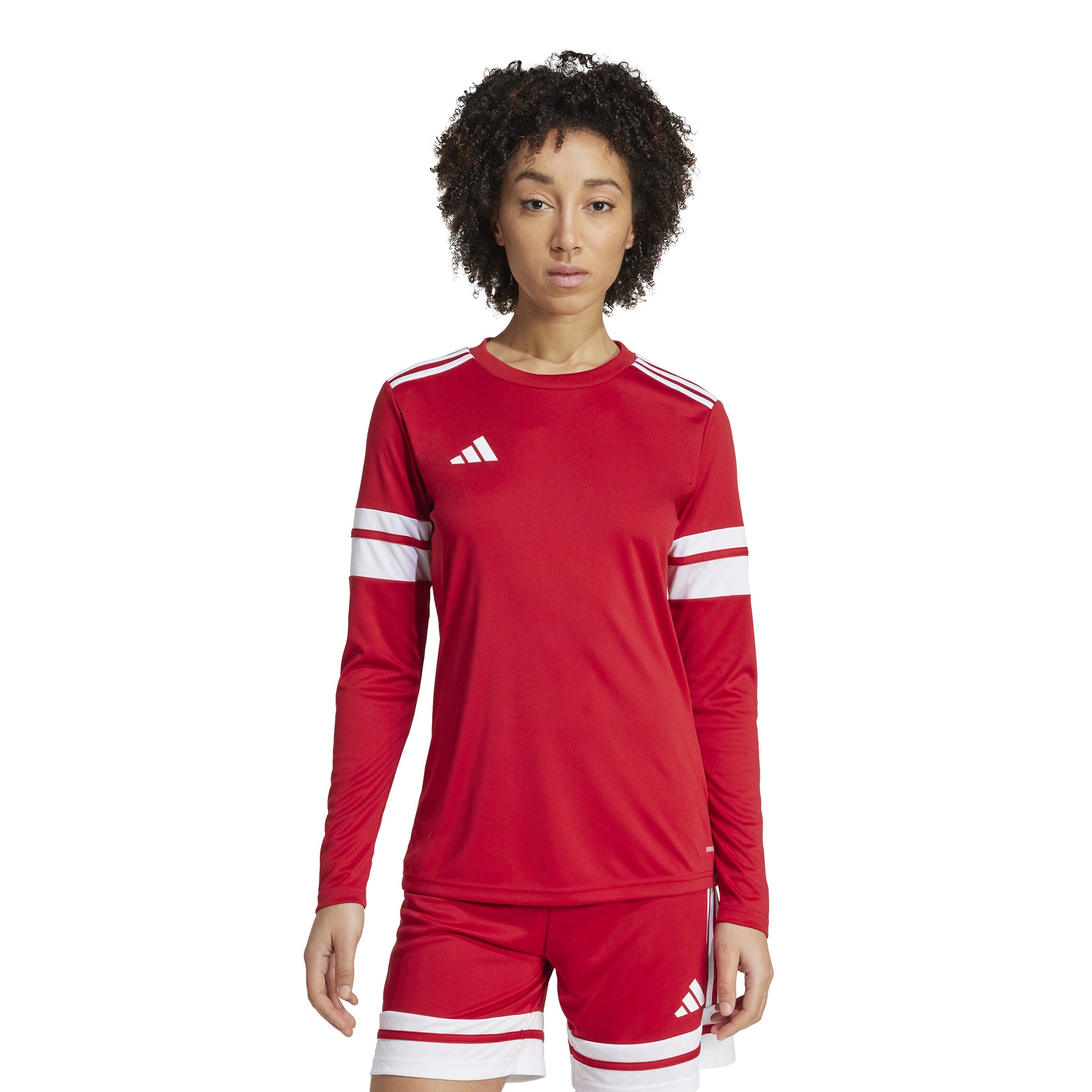 Adidas Squadra 25 LS Shirt - Team Power Red 2/White