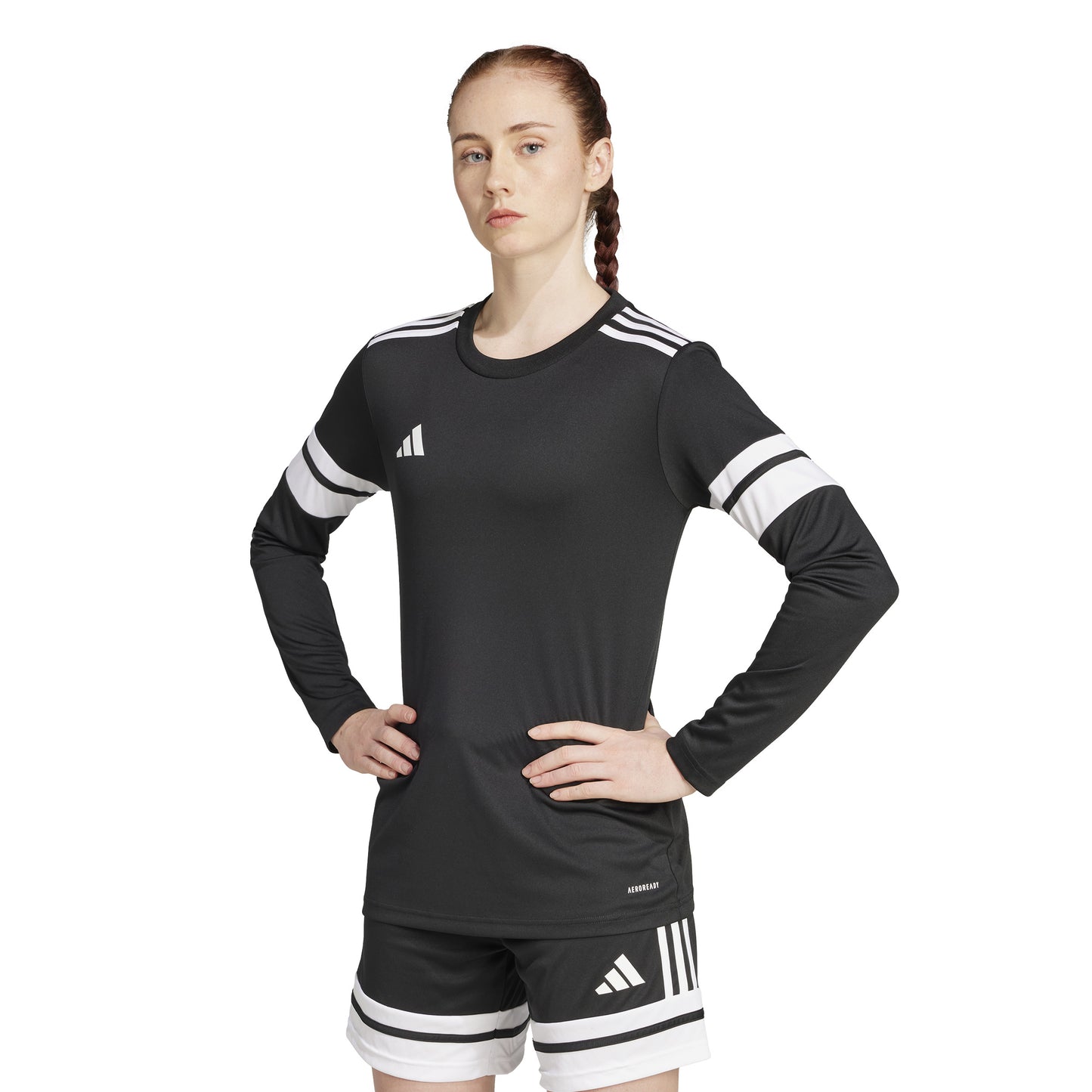 Adidas Squadra 25 LS Shirt - Black/White