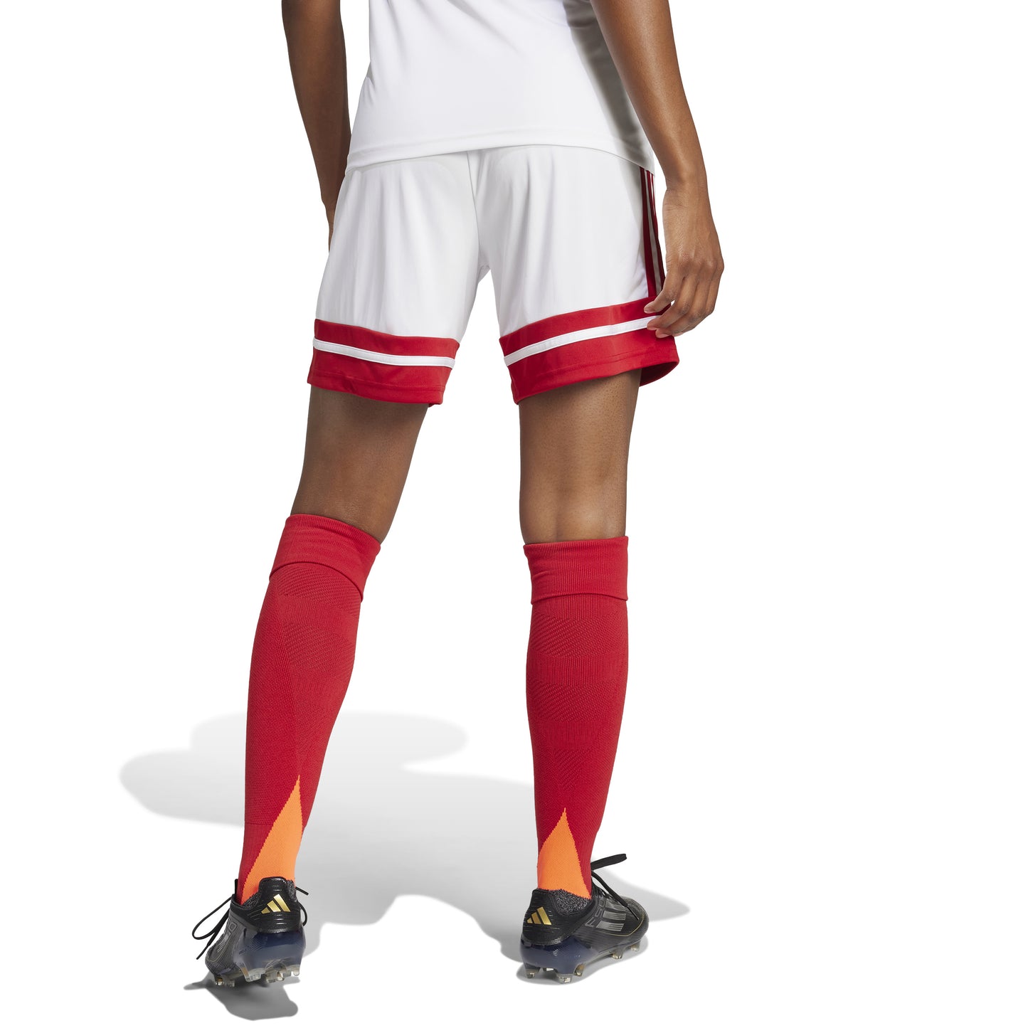 Adidas Squadra 25 Shorts - White/Team Power Red 2