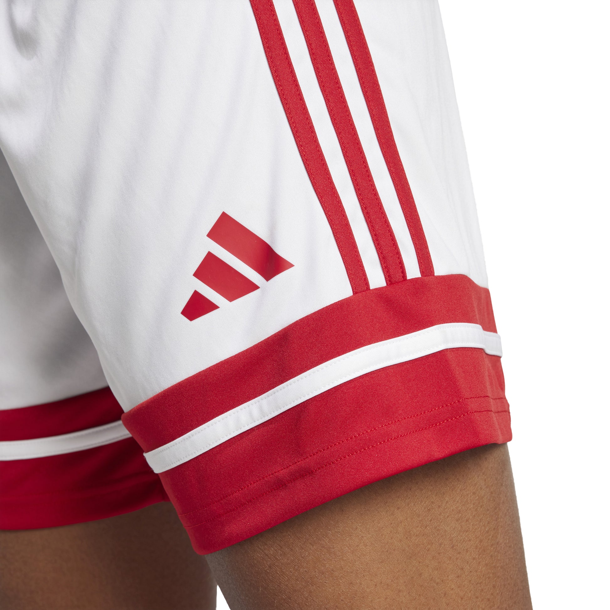 Adidas Squadra 25 Shorts - White/Team Power Red 2
