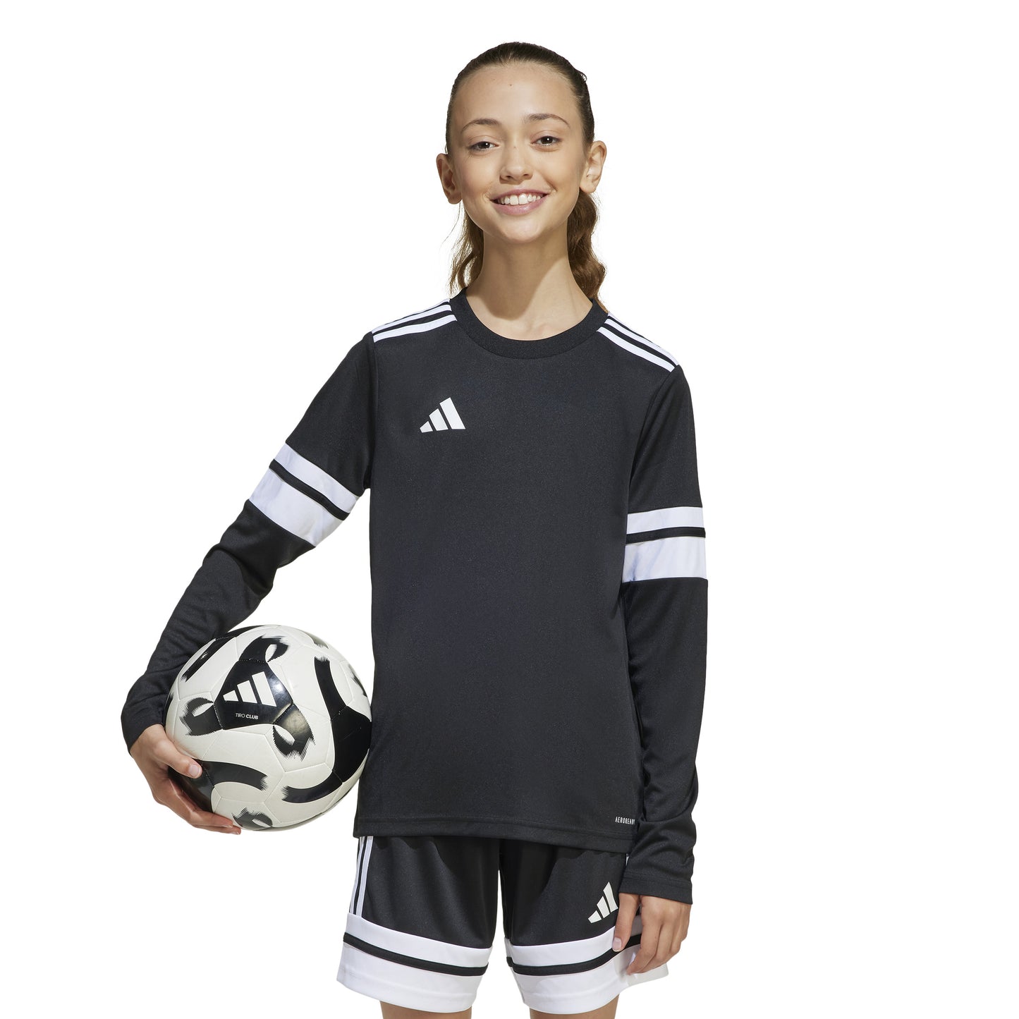 Adidas Squadra 25 LS Shirt - Black/White