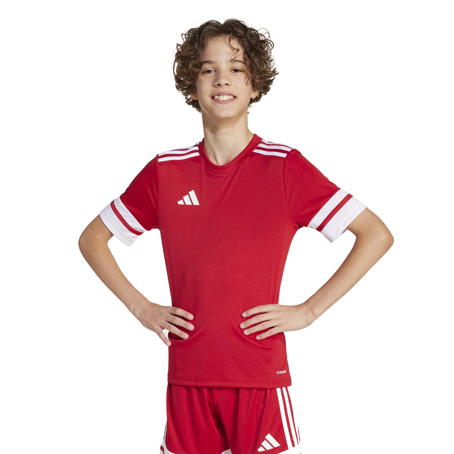 Adidas Squadra 25 SS Shirt - Team Power Red 2/White