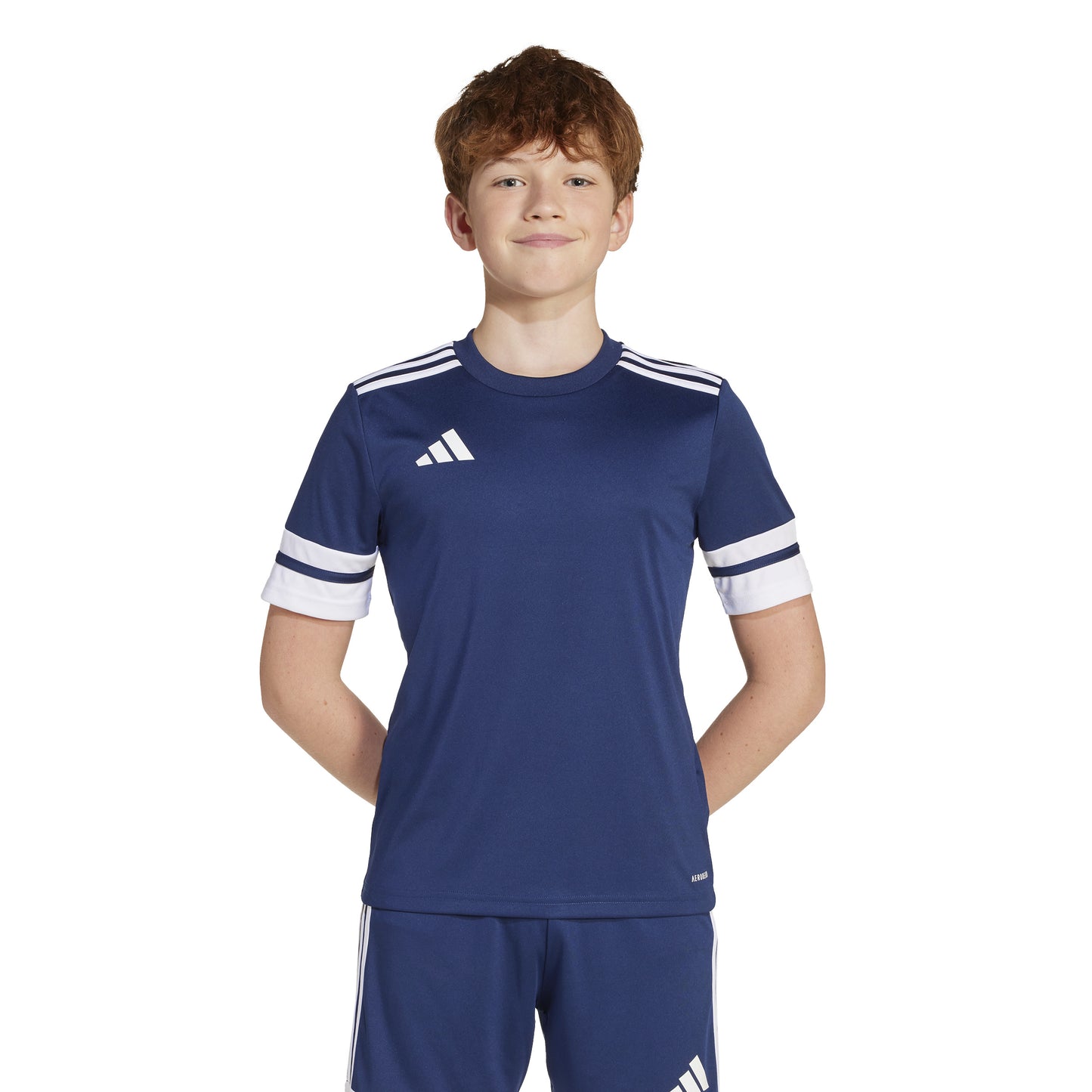 Adidas Squadra 25 SS Shirt - Team Navy Blue 2/White