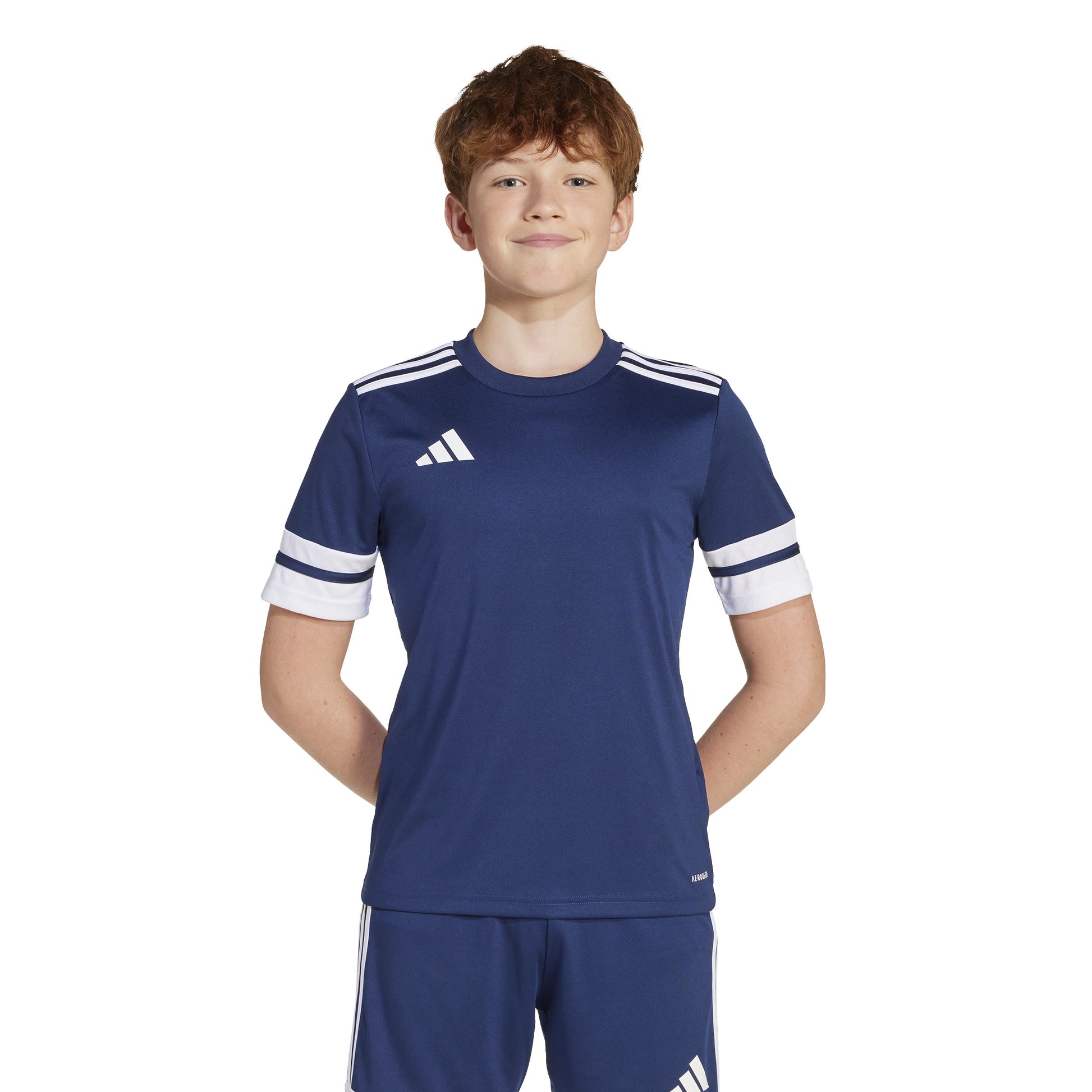 Adidas Squadra 25 SS Shirt - Team Navy Blue 2/White