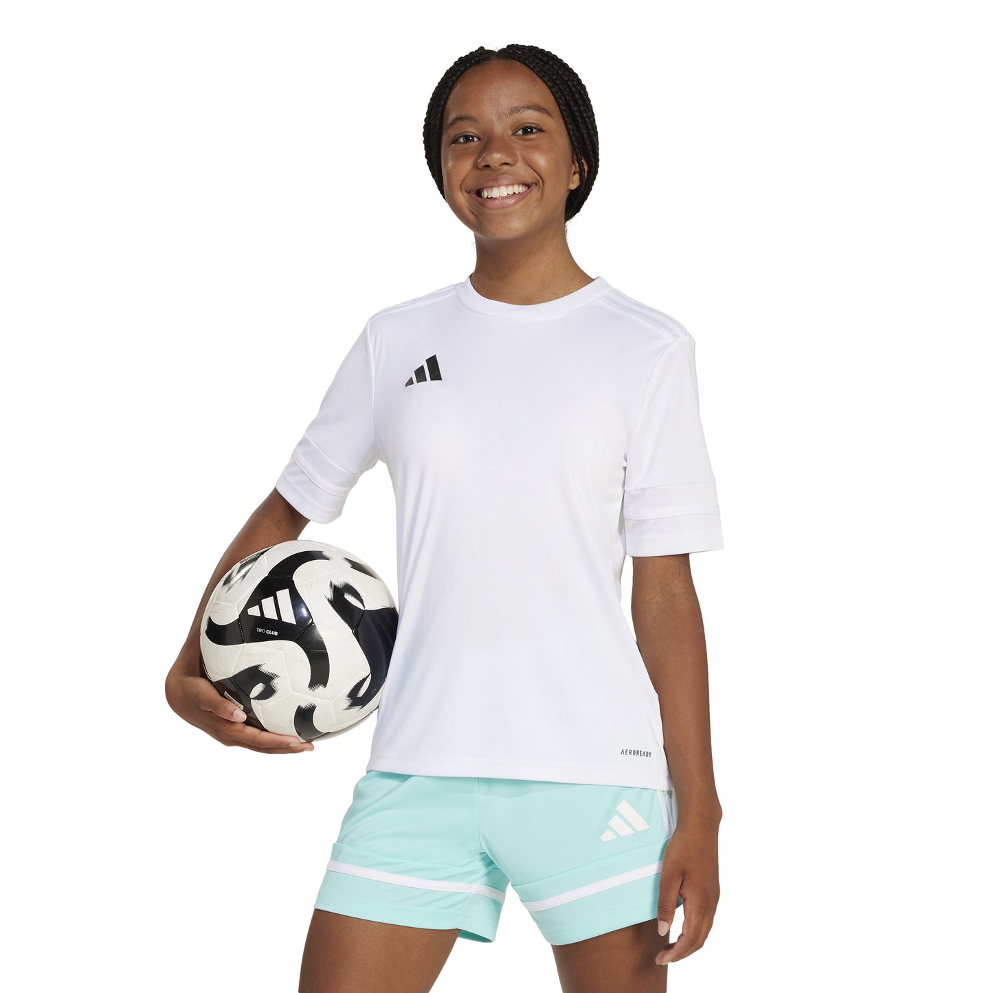Adidas Squadra 25 SS Shirt - White/White