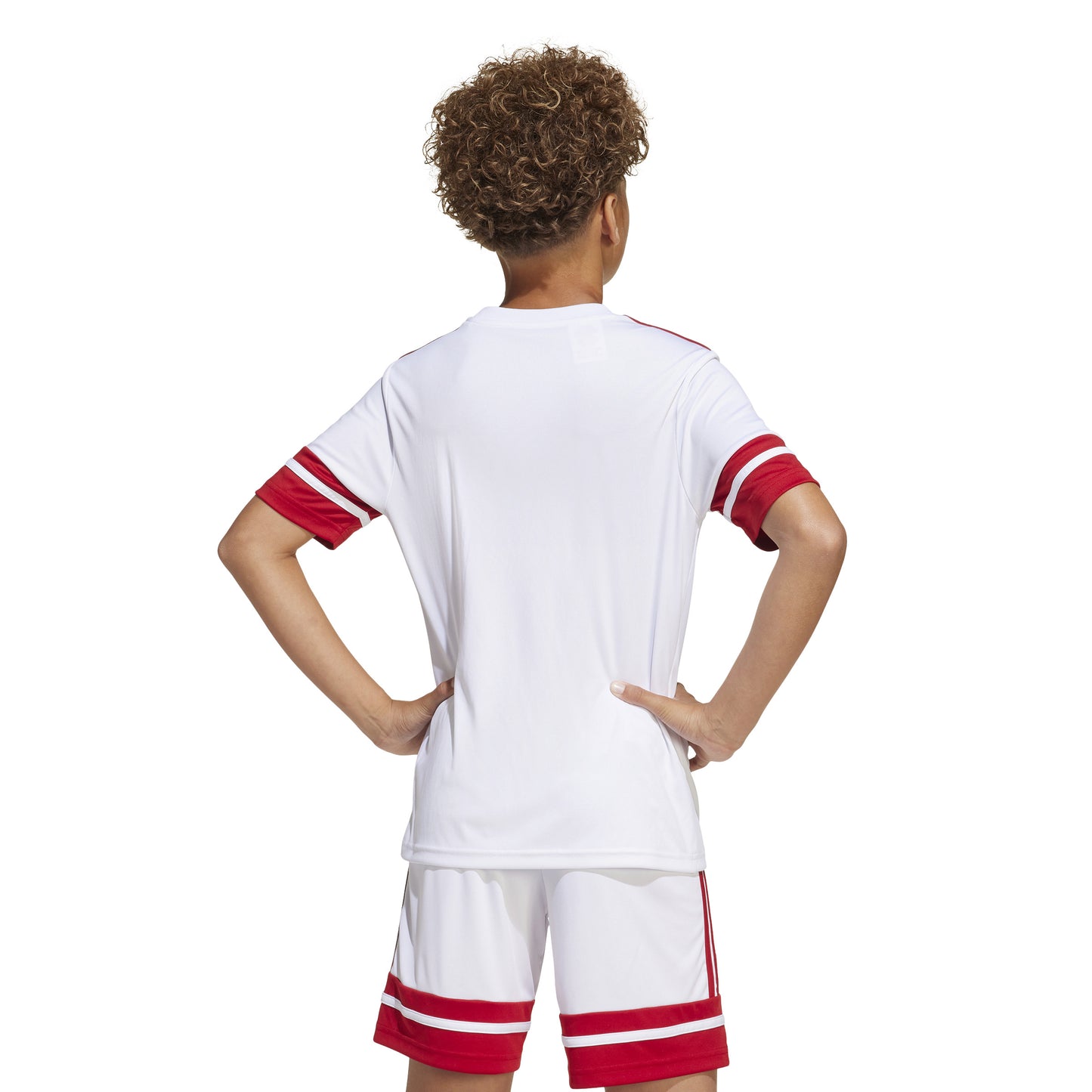 Adidas Squadra 25 SS Shirt - White/Team Power Red 2