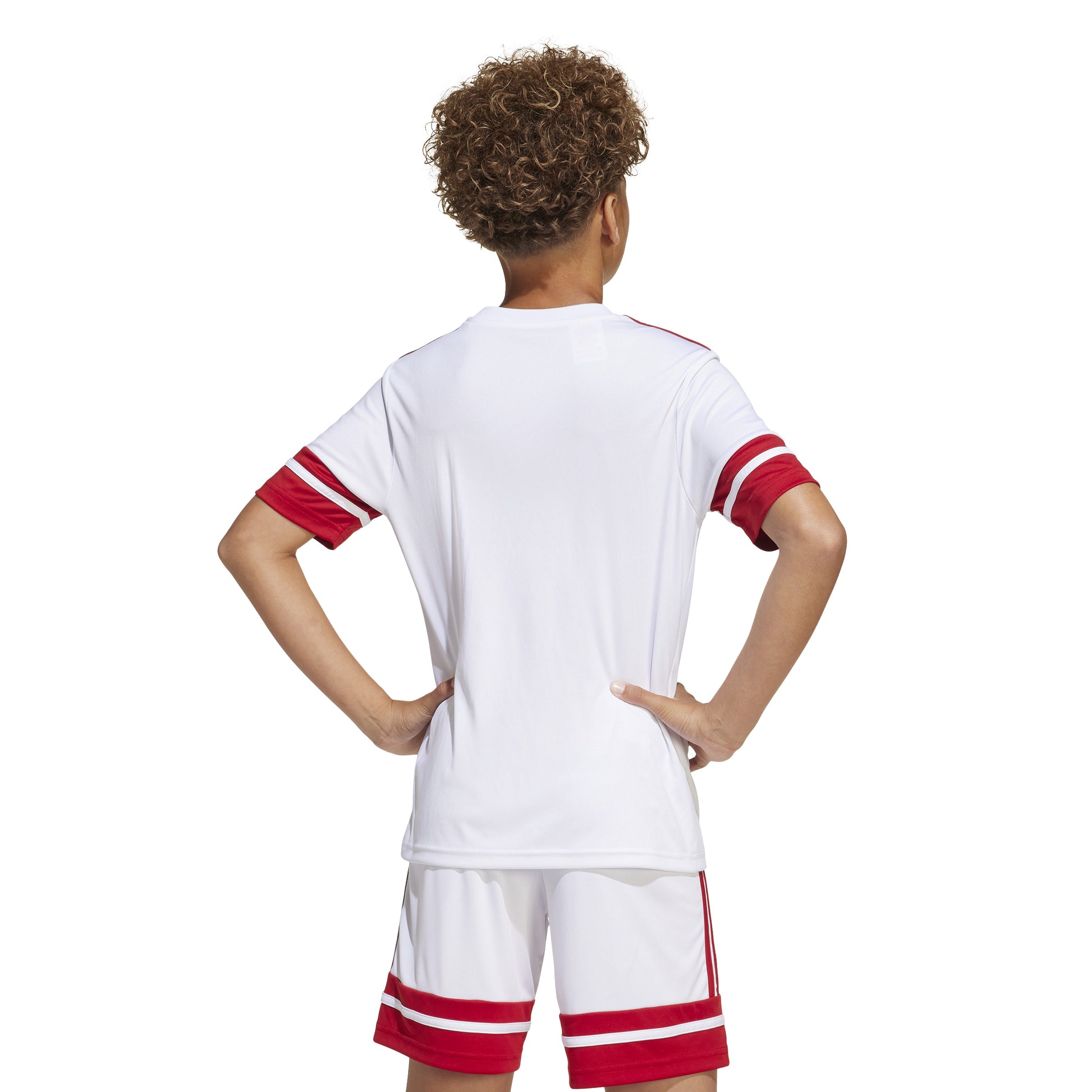 Adidas Squadra 25 SS Shirt - White/Team Power Red 2
