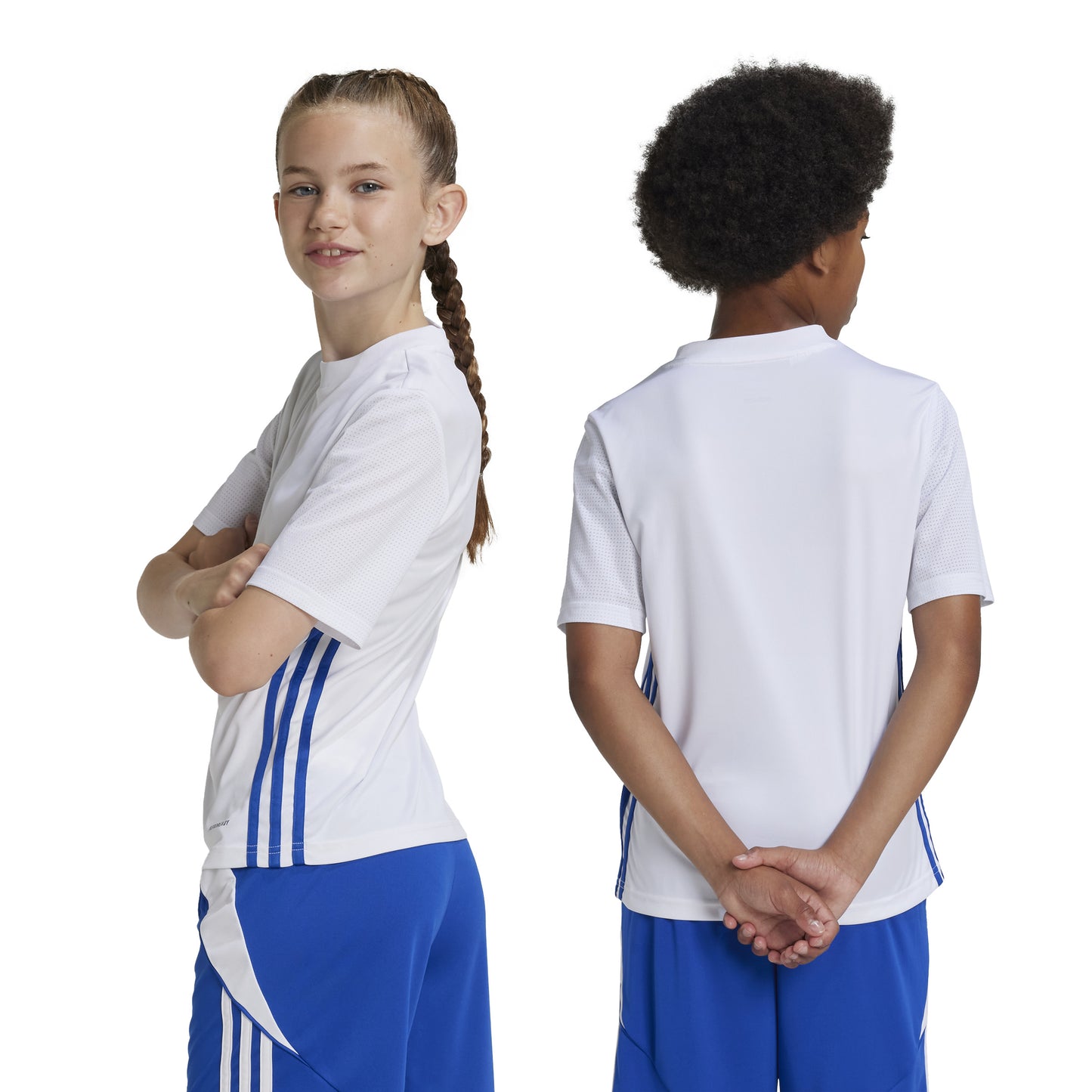 Adidas Junior Tabela 23 Jersey White/Team Royal Blue