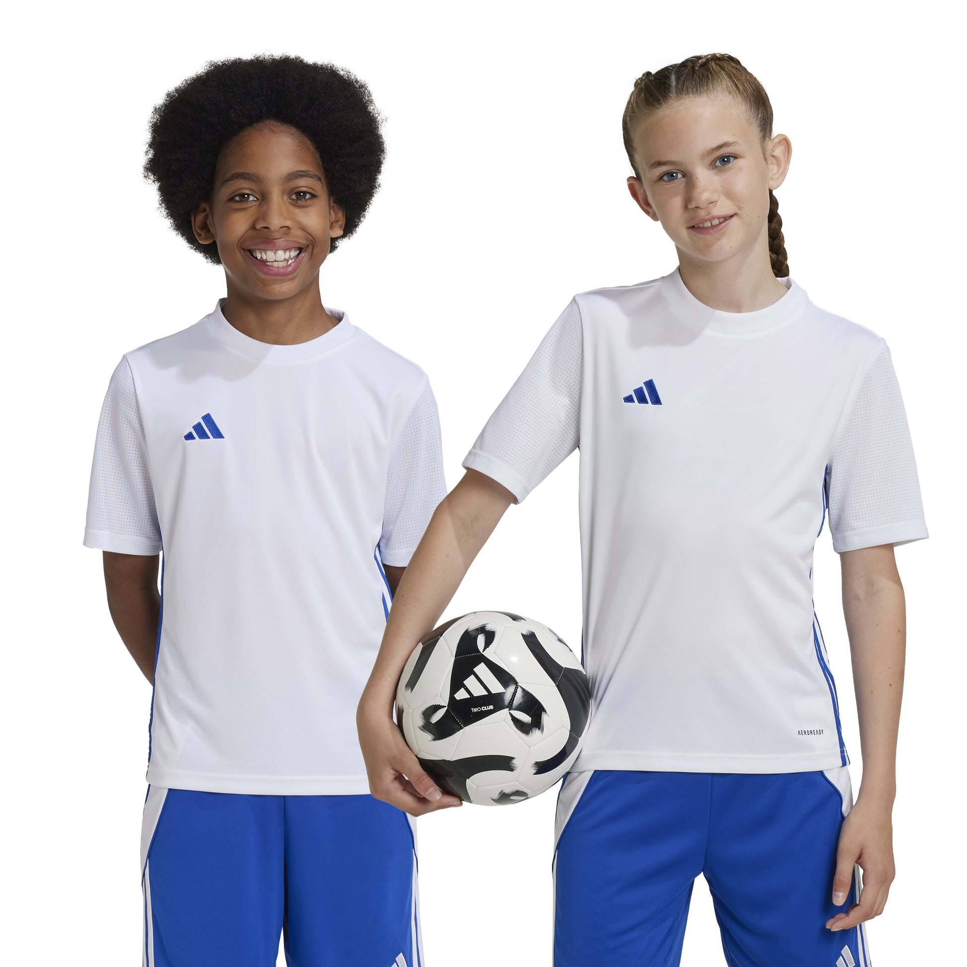 Adidas Junior Tabela 23 Jersey White/Team Royal Blue