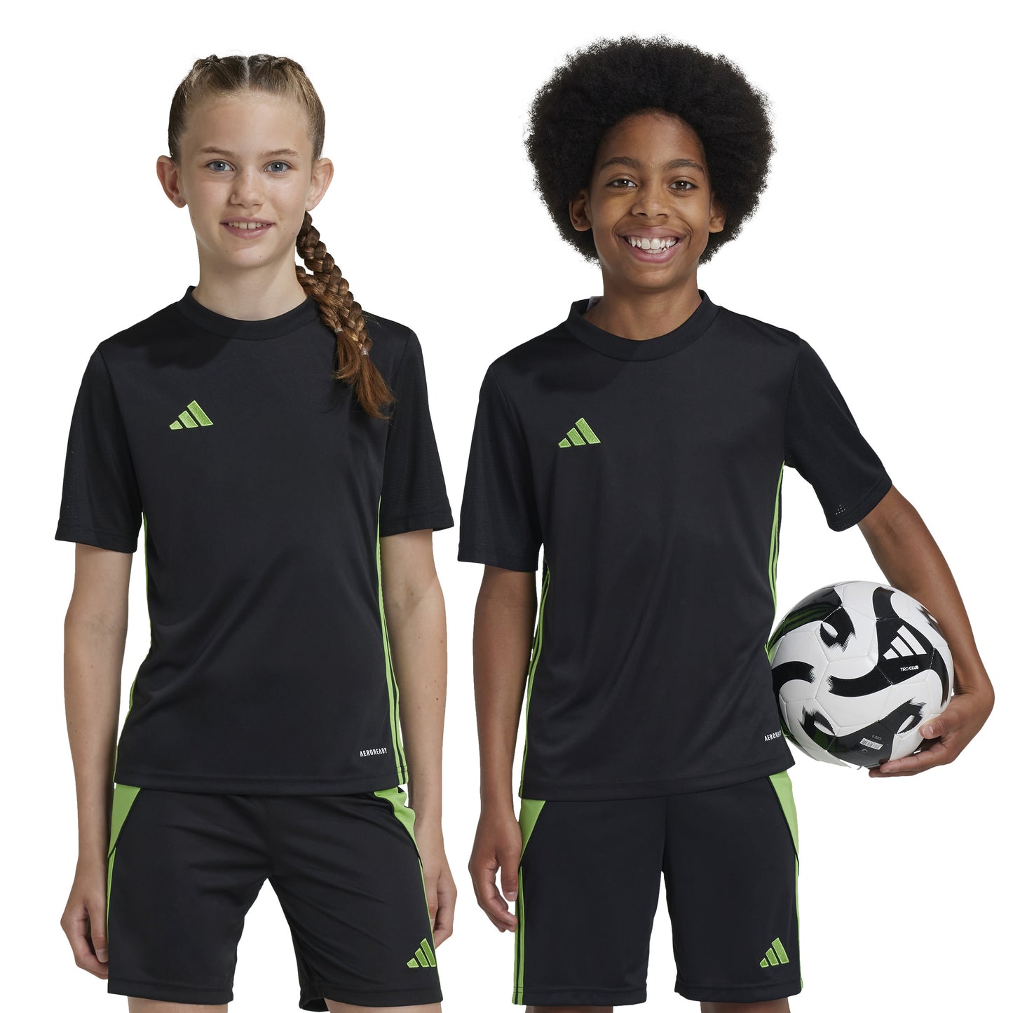 Adidas Junior Tabela 23 Jersey Black/Semi Lucid Lime