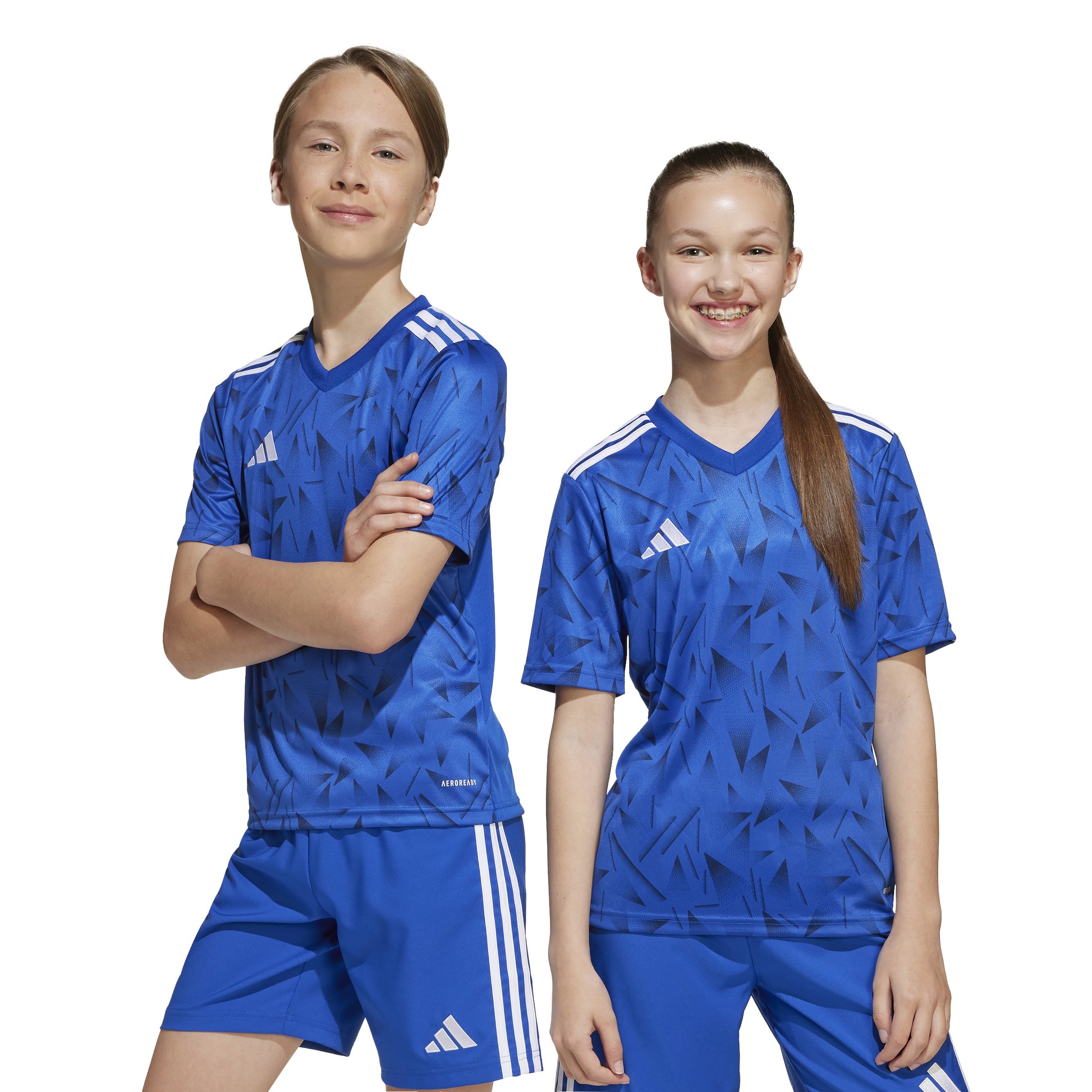 Adidas Junior Team Icon 25 SS Shirt Team Royal Blue/White