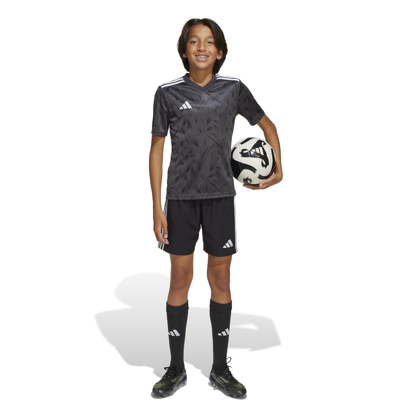 Adidas Junior Team Icon 25 SS Shirt Utility Black/Black