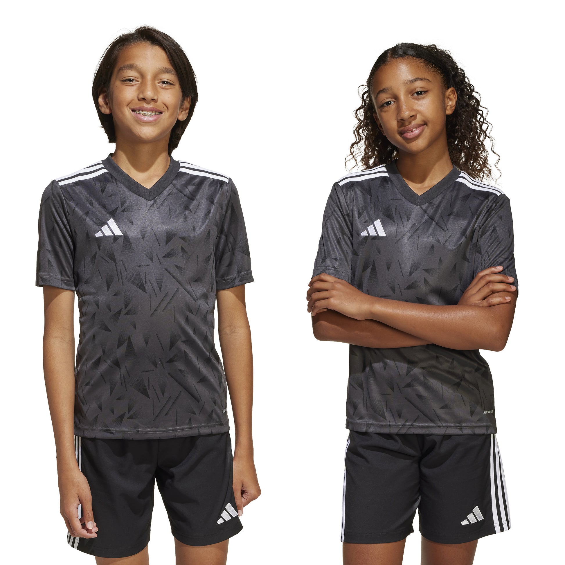 Adidas Junior Team Icon 25 SS Shirt Utility Black/Black