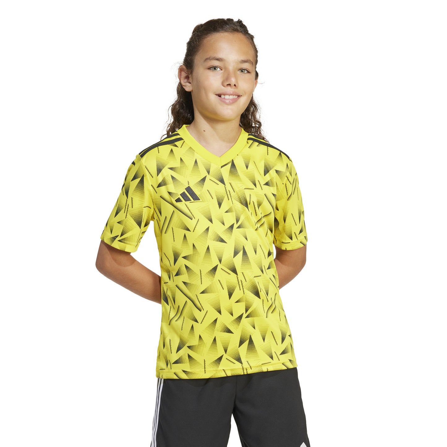 Adidas Junior Team Icon 25 SS Shirt Team Yellow/Black