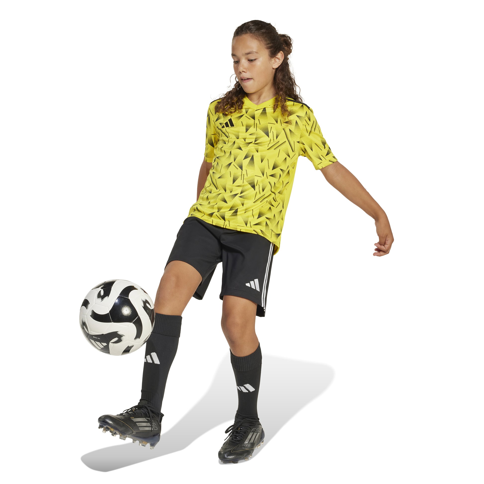 Adidas Junior Team Icon 25 SS Shirt Team Yellow/Black