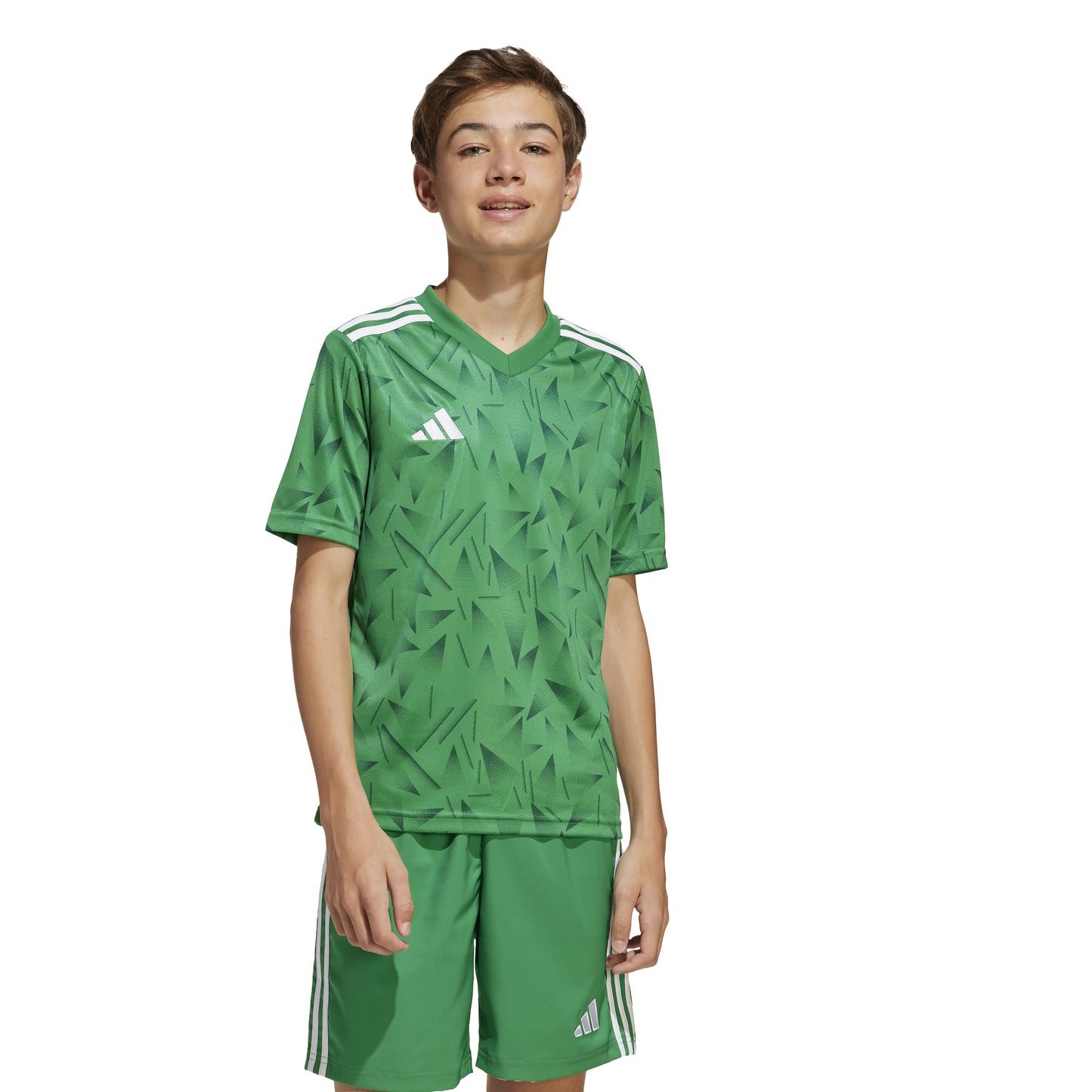 Adidas Junior Team Icon 25 SS Shirt Team Green/White