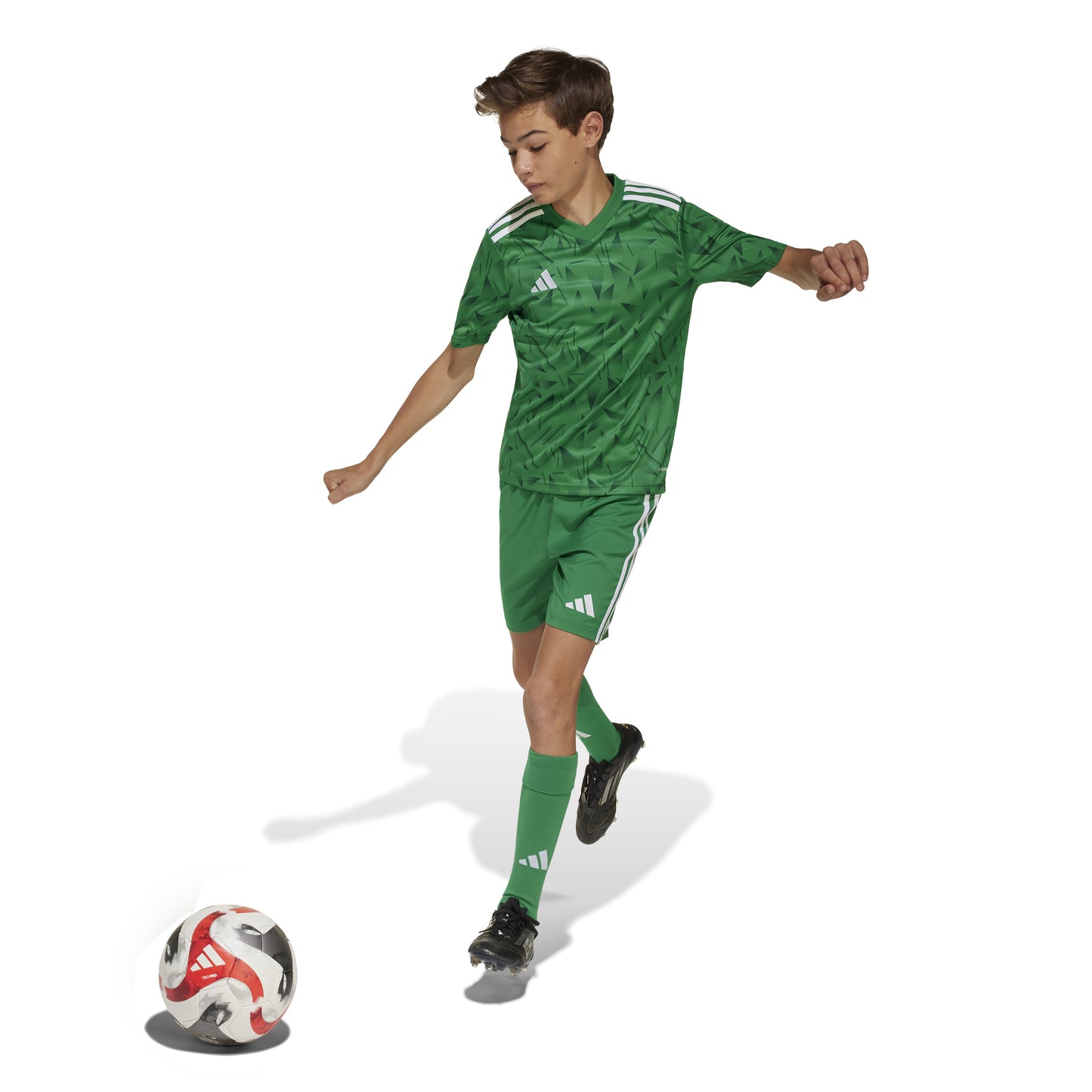 Adidas Junior Team Icon 25 SS Shirt Team Green/White