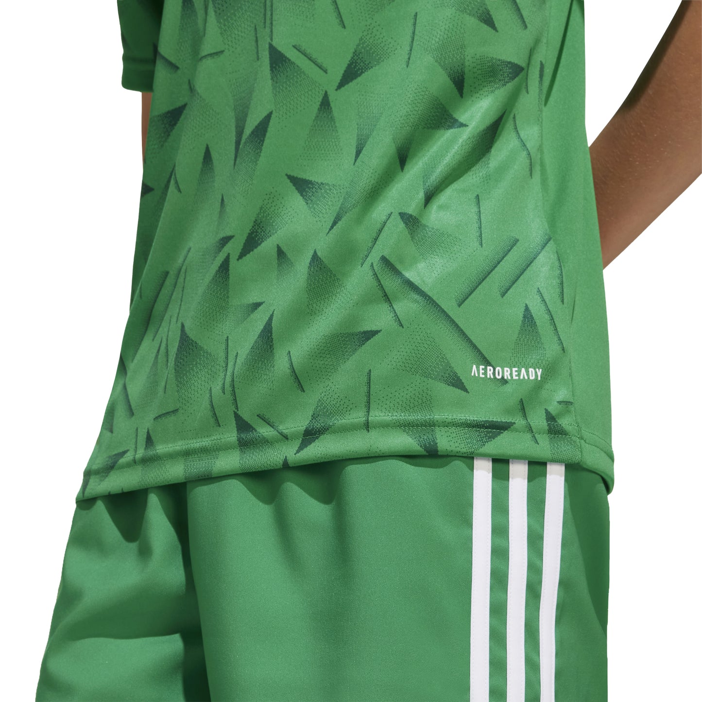 Adidas Junior Team Icon 25 SS Shirt Team Green/White