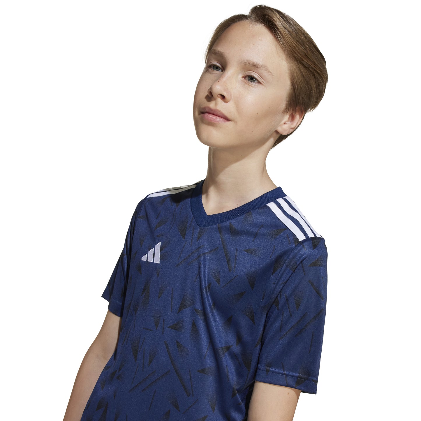 Adidas Junior Team Icon 25 SS Shirt Team Navy Blue 2/White