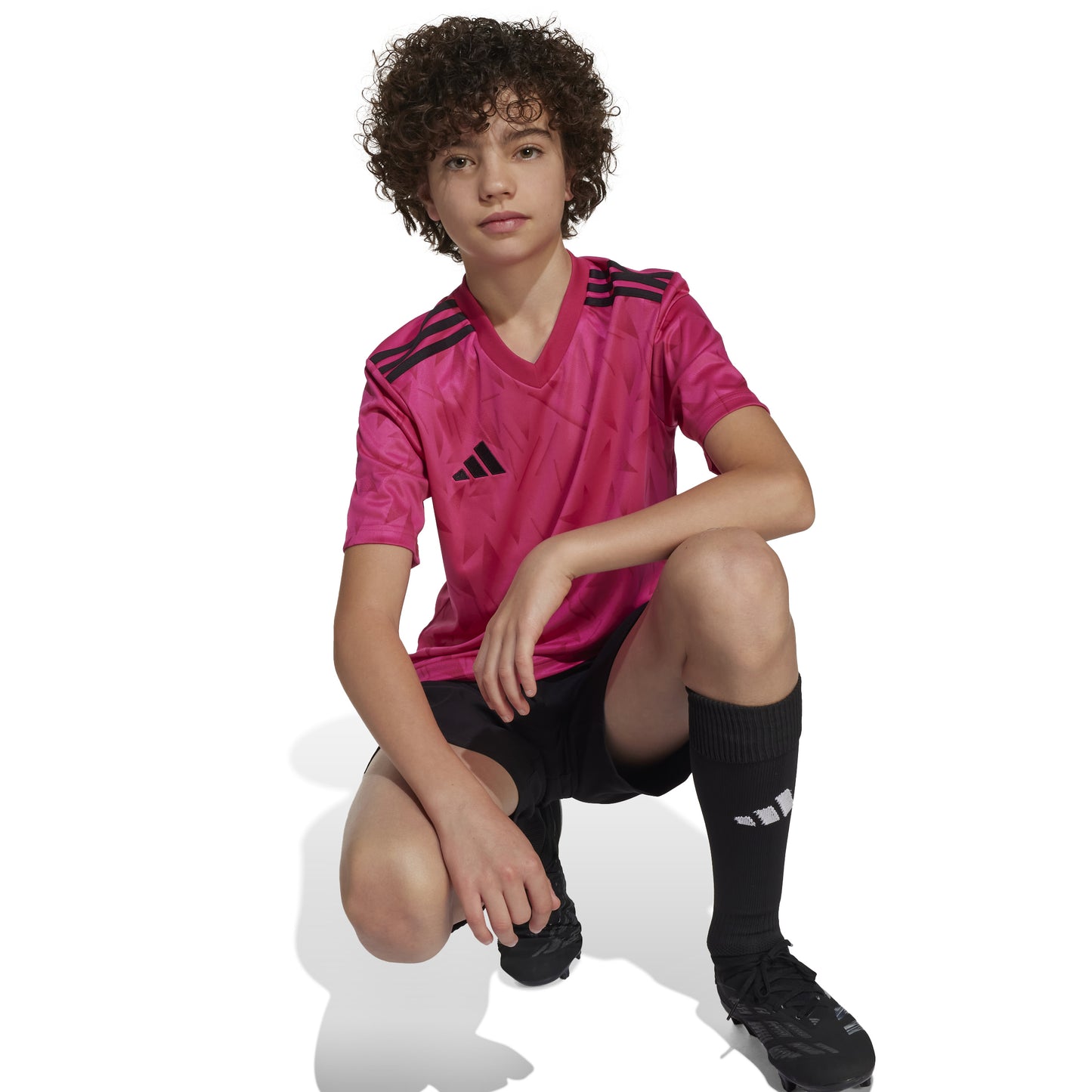 Adidas Junior Team Icon 25 SS Shirt Team Real Magenta/Black