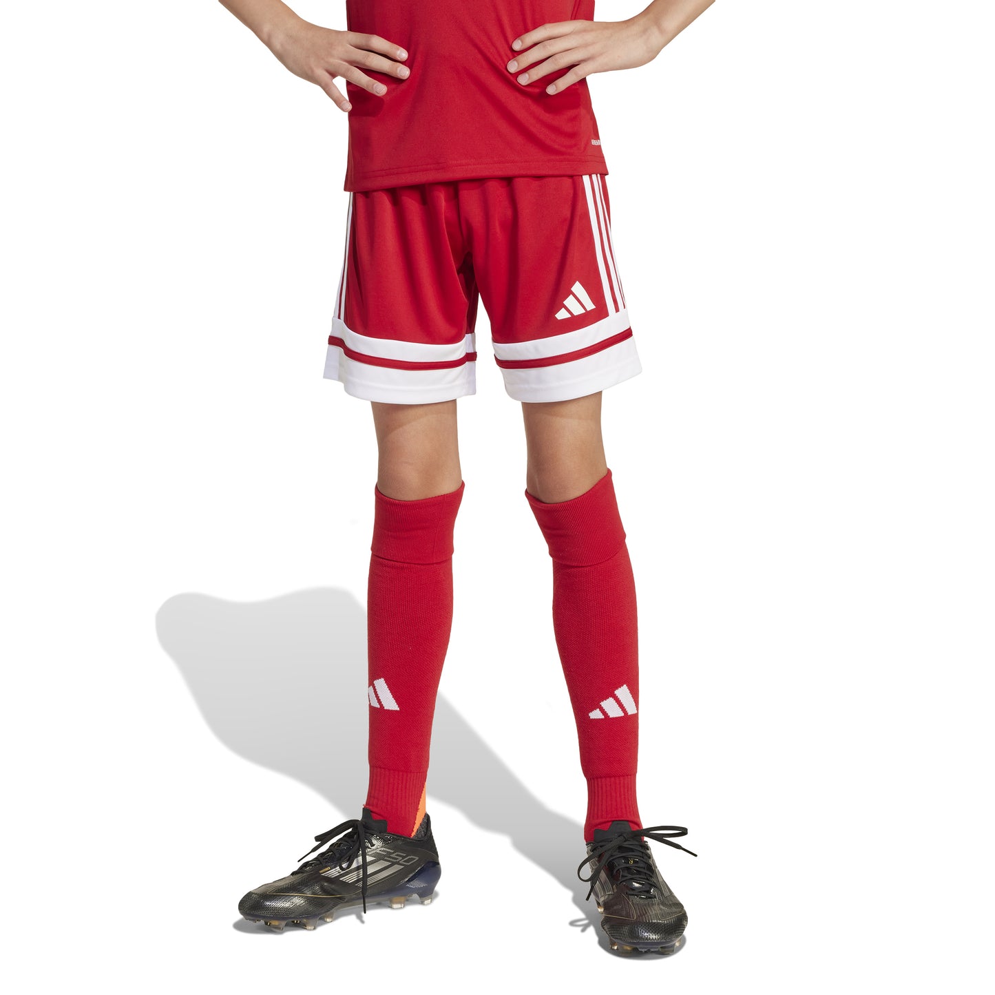 Adidas Squadra 25 Shorts - Team Power Red 2/White