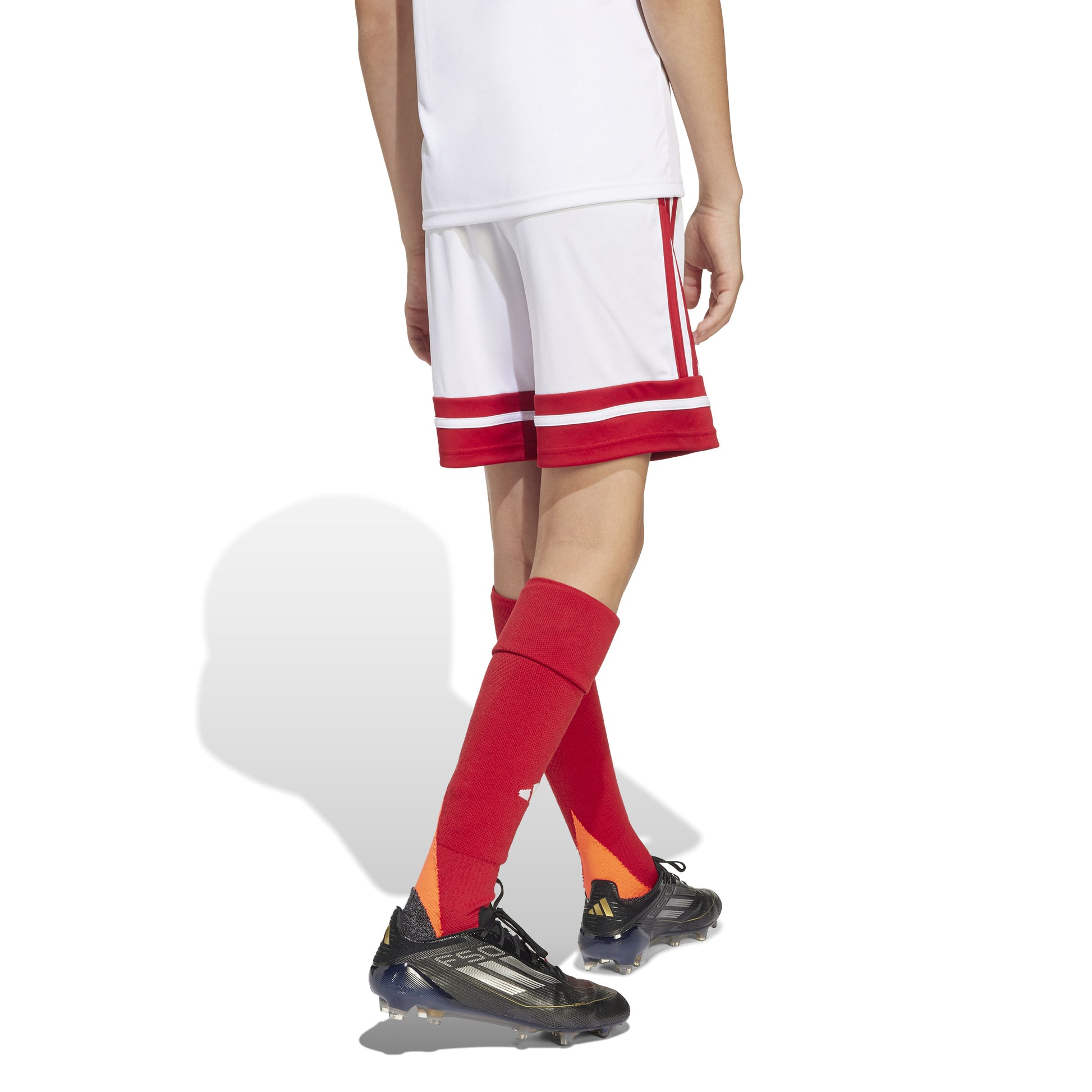 Adidas Squadra 25 Shorts - White/Team Power Red 2