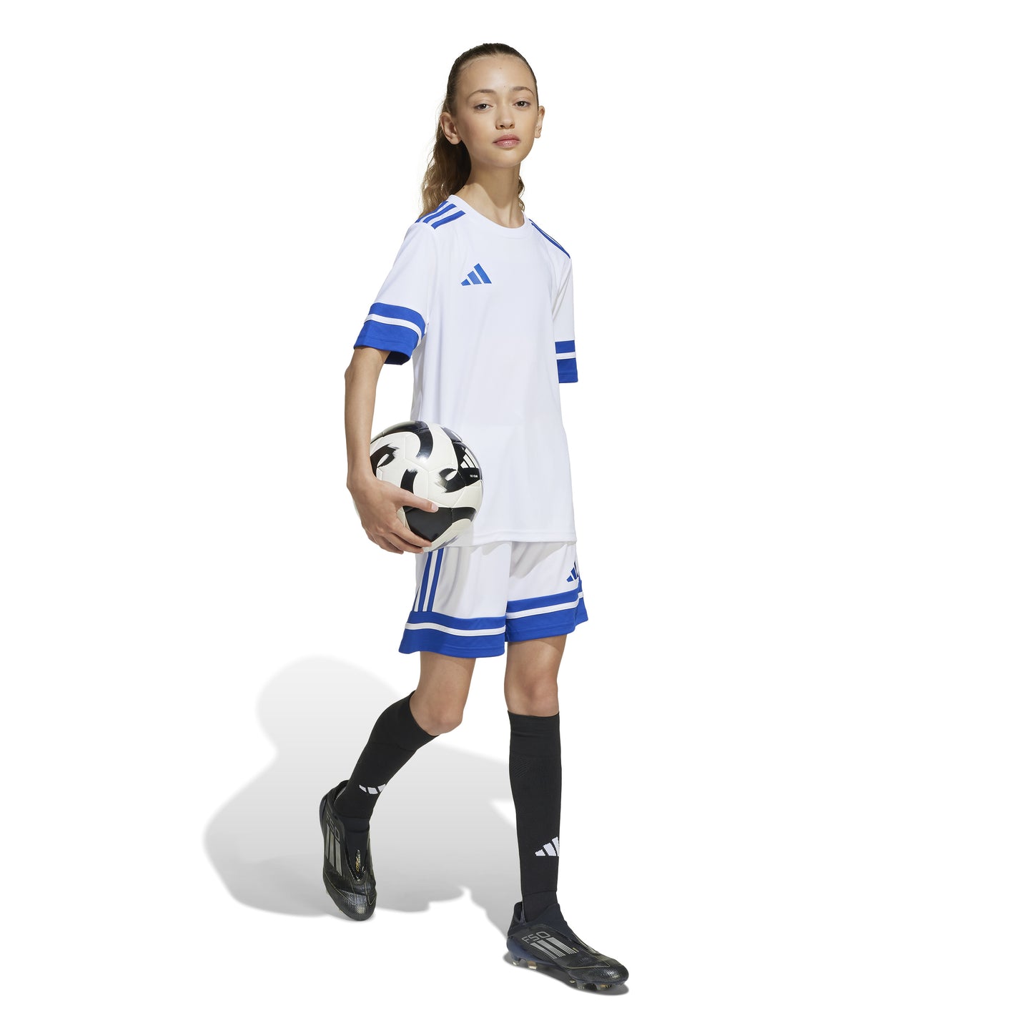 Adidas Squadra 25 Shorts - White/Team Royal Blue
