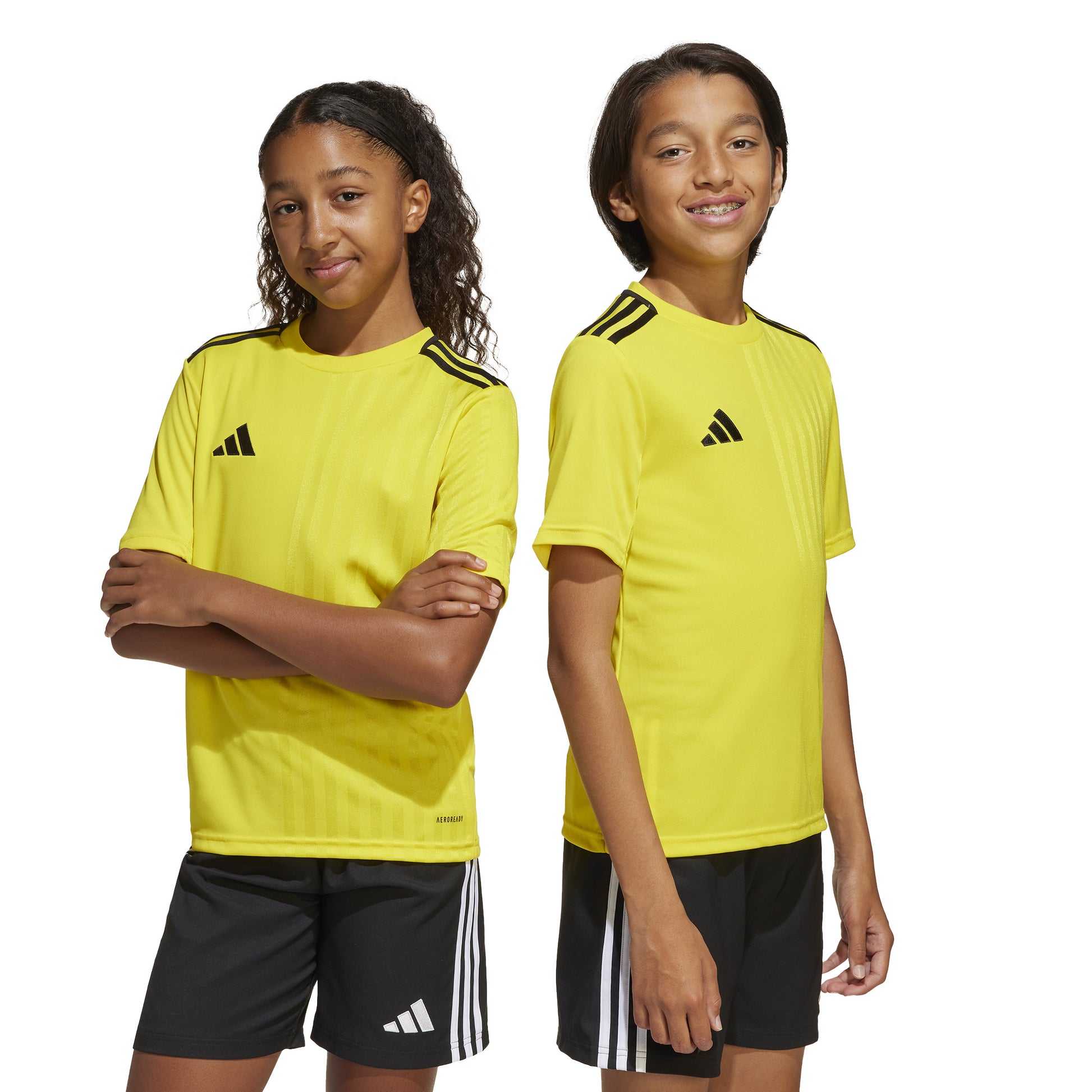 Adidas Junior Campeon 25 SS Shirt Team Yellow/Black