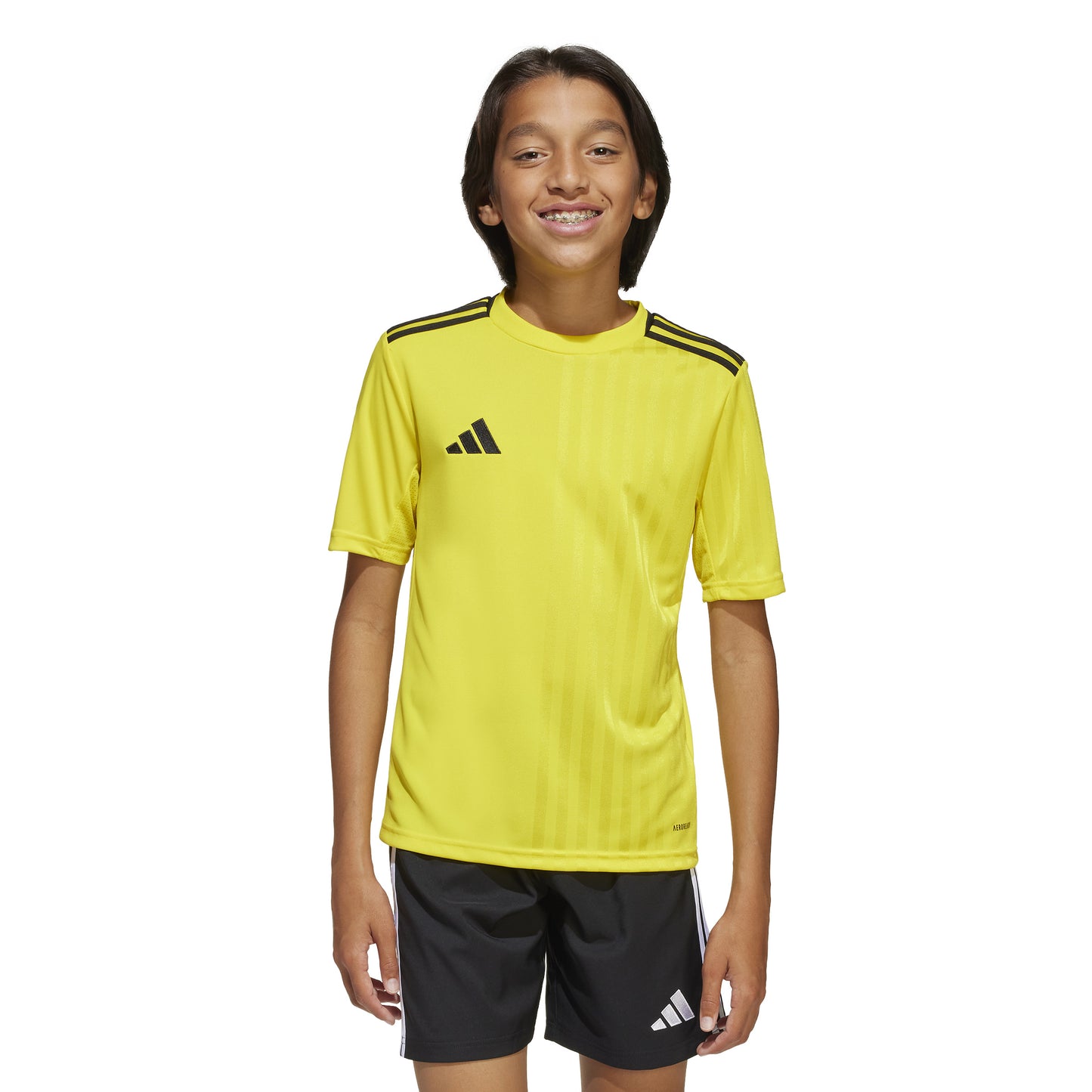 Adidas Junior Campeon 25 SS Shirt Team Yellow/Black