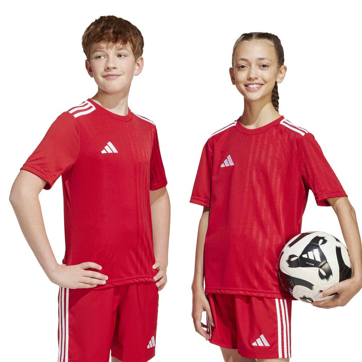 Adidas Junior Campeon 25 SS Shirt Team Power Red 2/White
