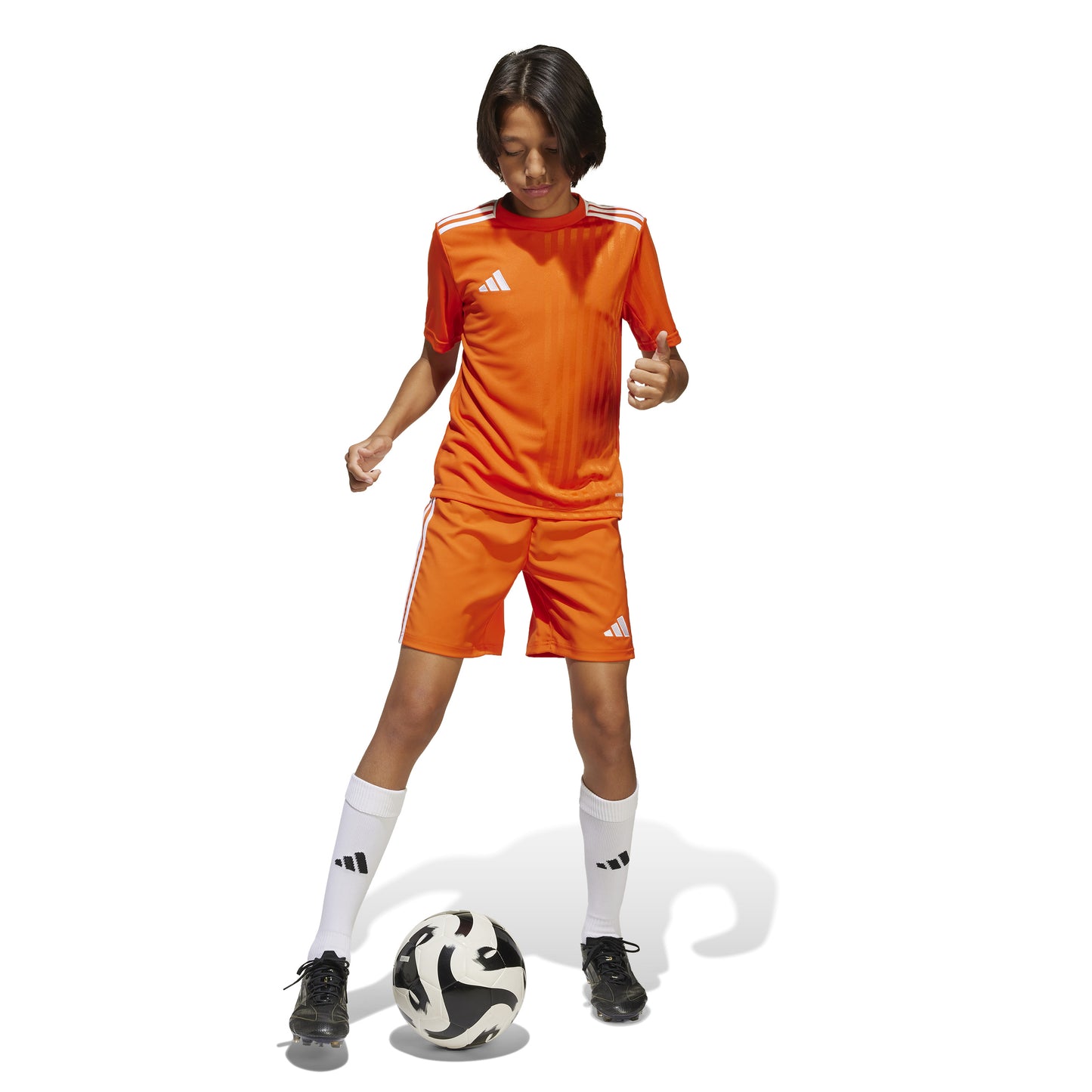 Adidas Junior Campeon 25 SS Shirt Team Orange/White